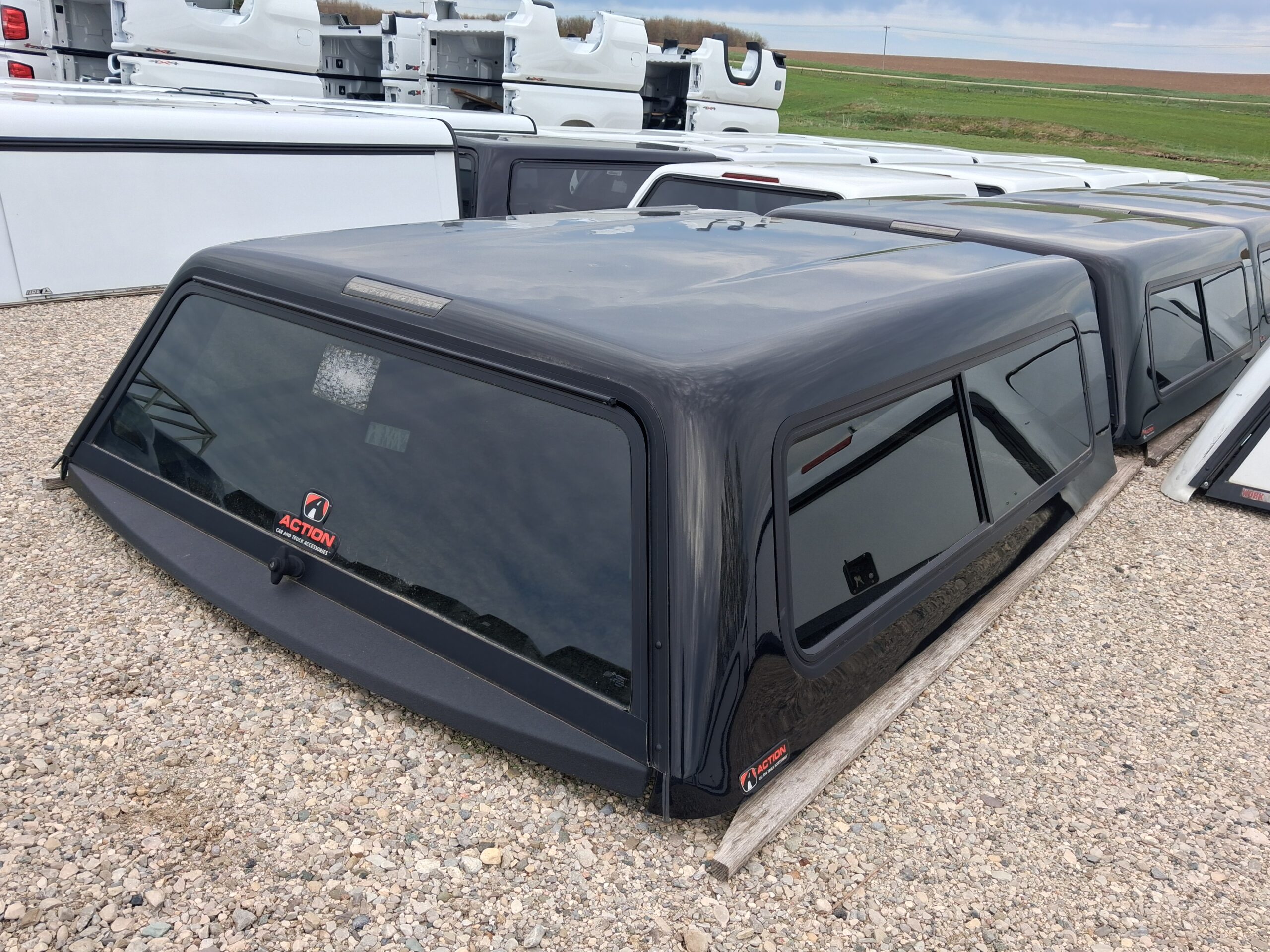 2019-2026 Dodge Ram 1500 New Body Style 6'4 NEW PXJ Diamond Black Contour 3 by ARE Truck cap 2 2019-2026 Dodge Ram 1500 New Body Style 6'4 NEW PXJ Diamond Black Contour 3 by ARE Truck cap - Image 2