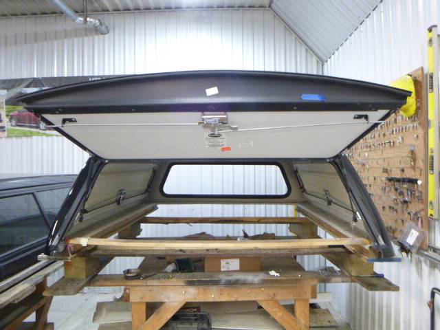 2019 - 2026 Dodge Ram 1500 New Body Style 6'4 PXJ Black Ranch Truck Cap 4 2019 - 2026 Dodge Ram 1500 New Body Style 6'4 PXJ Black Ranch Truck Cap - Image 4