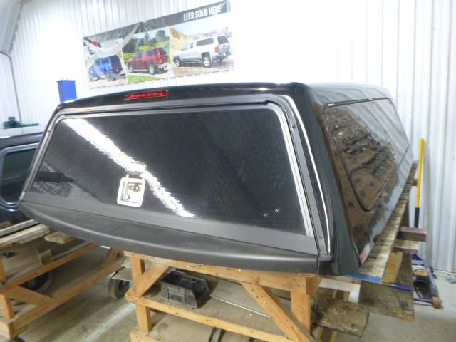 2019 - 2026 Dodge Ram 1500 New Body Style 6'4 PXJ Black Ranch Truck Cap 3 2019 - 2026 Dodge Ram 1500 New Body Style 6'4 PXJ Black Ranch Truck Cap - Image 3