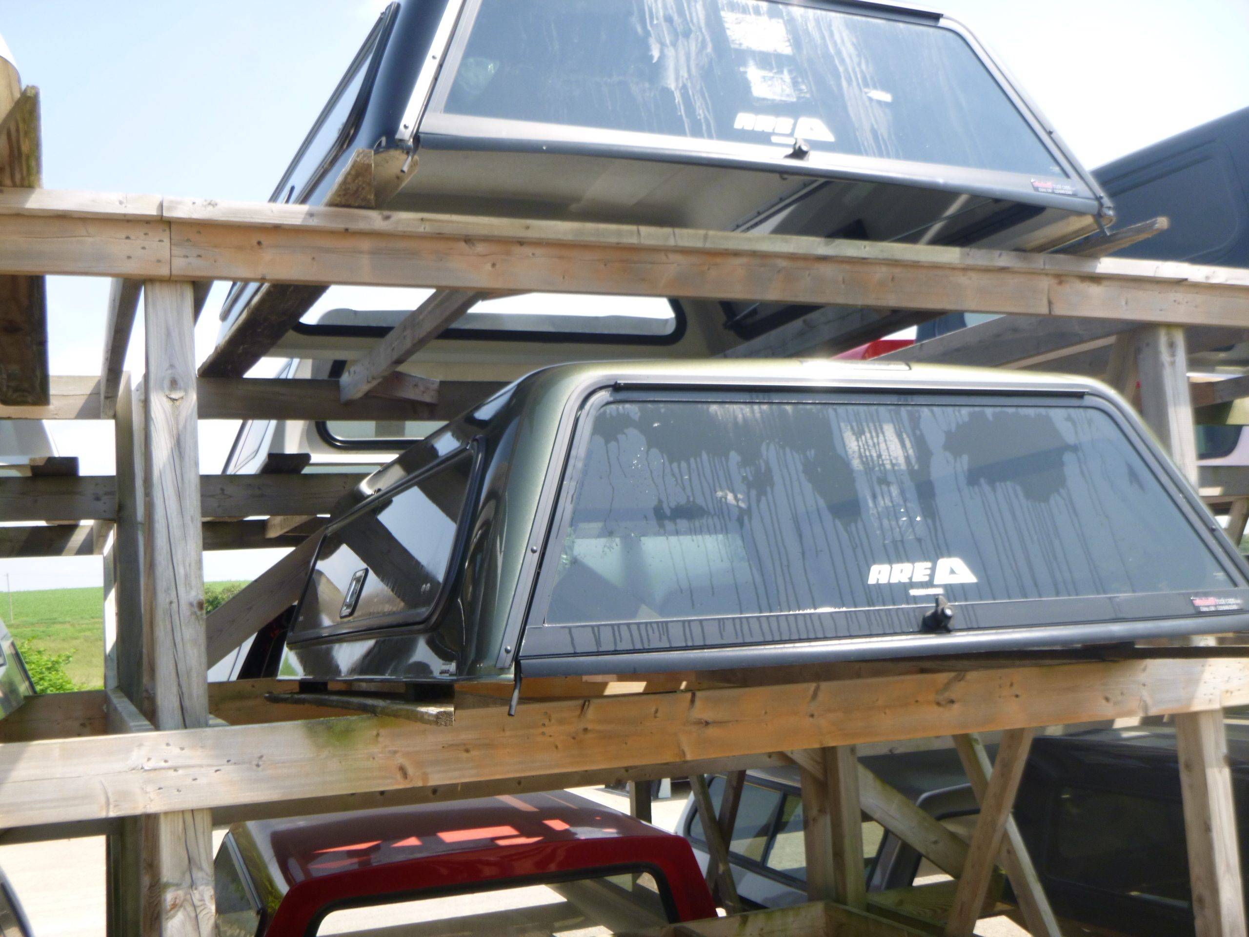 2009 - 2018 Dodge Ram 6'4 CREW Cab PFP Olive Green ARE Truck Cap 3 2009 - 2018 Dodge Ram 6'4 CREW Cab PFP Olive Green ARE Truck Cap - Image 3