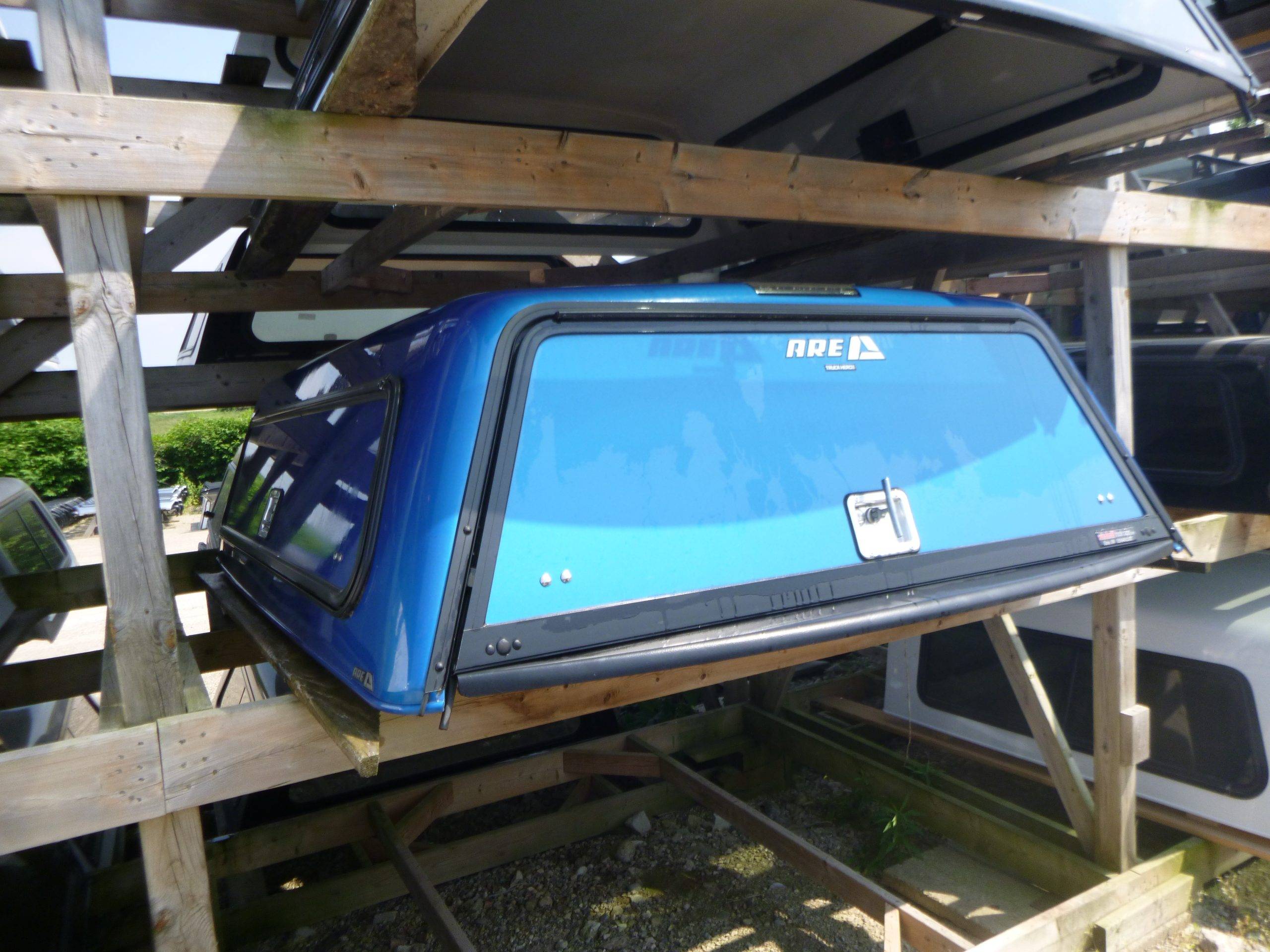 2009 - 2018 Dodge Ram 6'4 CREW Cab PBJ Hydro Blue ARE Truck Cap 3 2009 - 2018 Dodge Ram 6'4 CREW Cab PBJ Hydro Blue ARE Truck Cap - Image 3