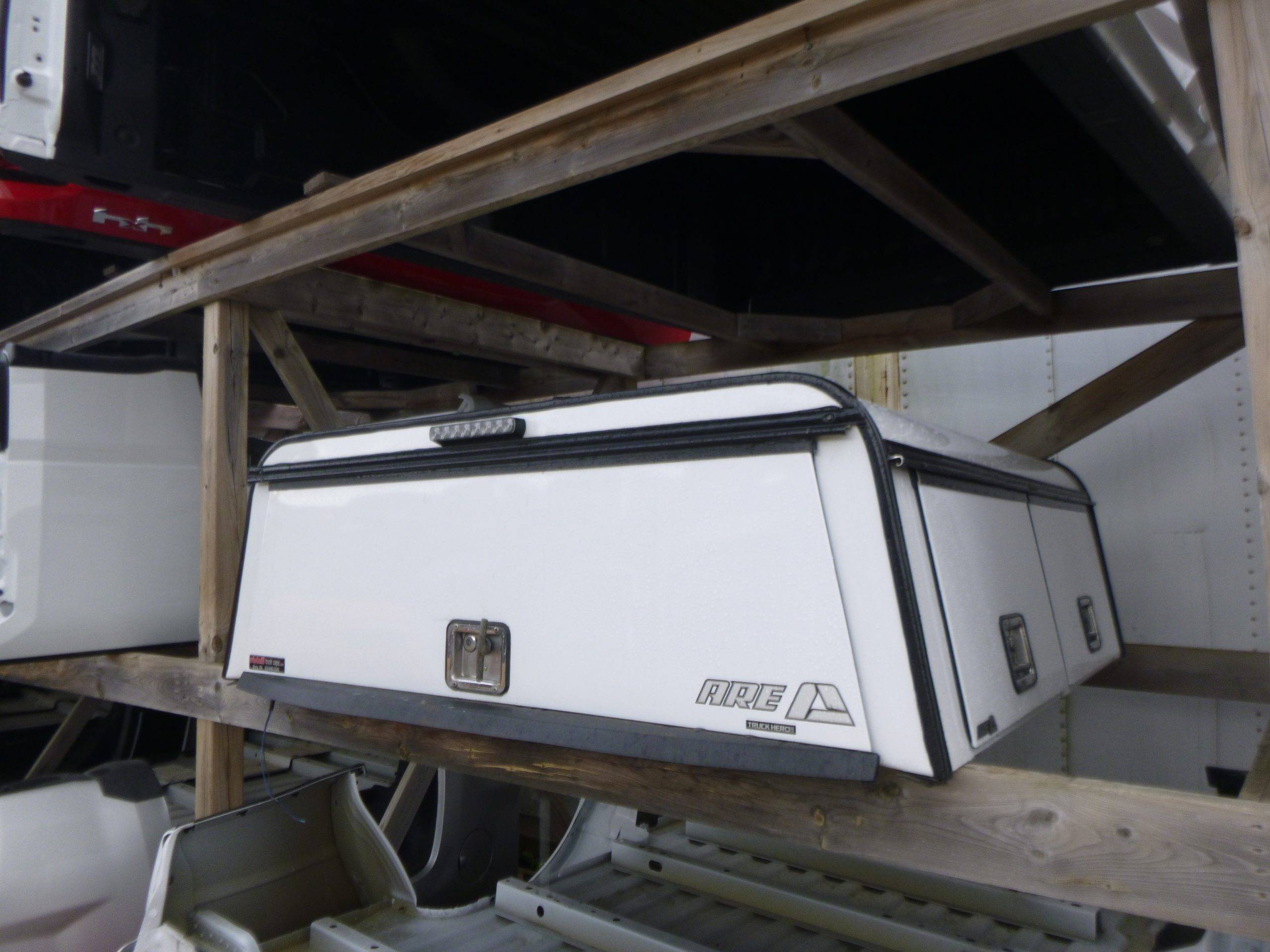 2019 - 2023 Ford Ranger 5' White ARE Contractor Truck Cap - Image 3