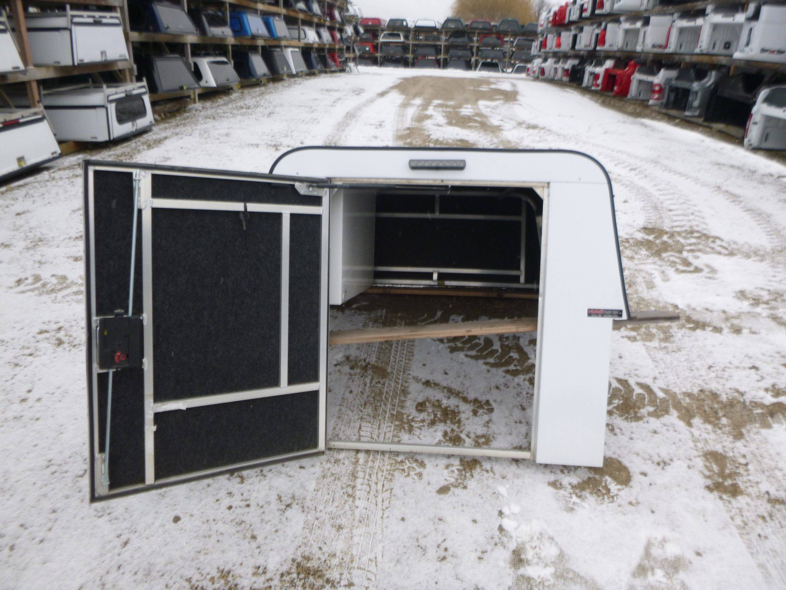 2022 - 2026 Ford Maverick 5' White ARE Contractor Truck Cap - Image 4