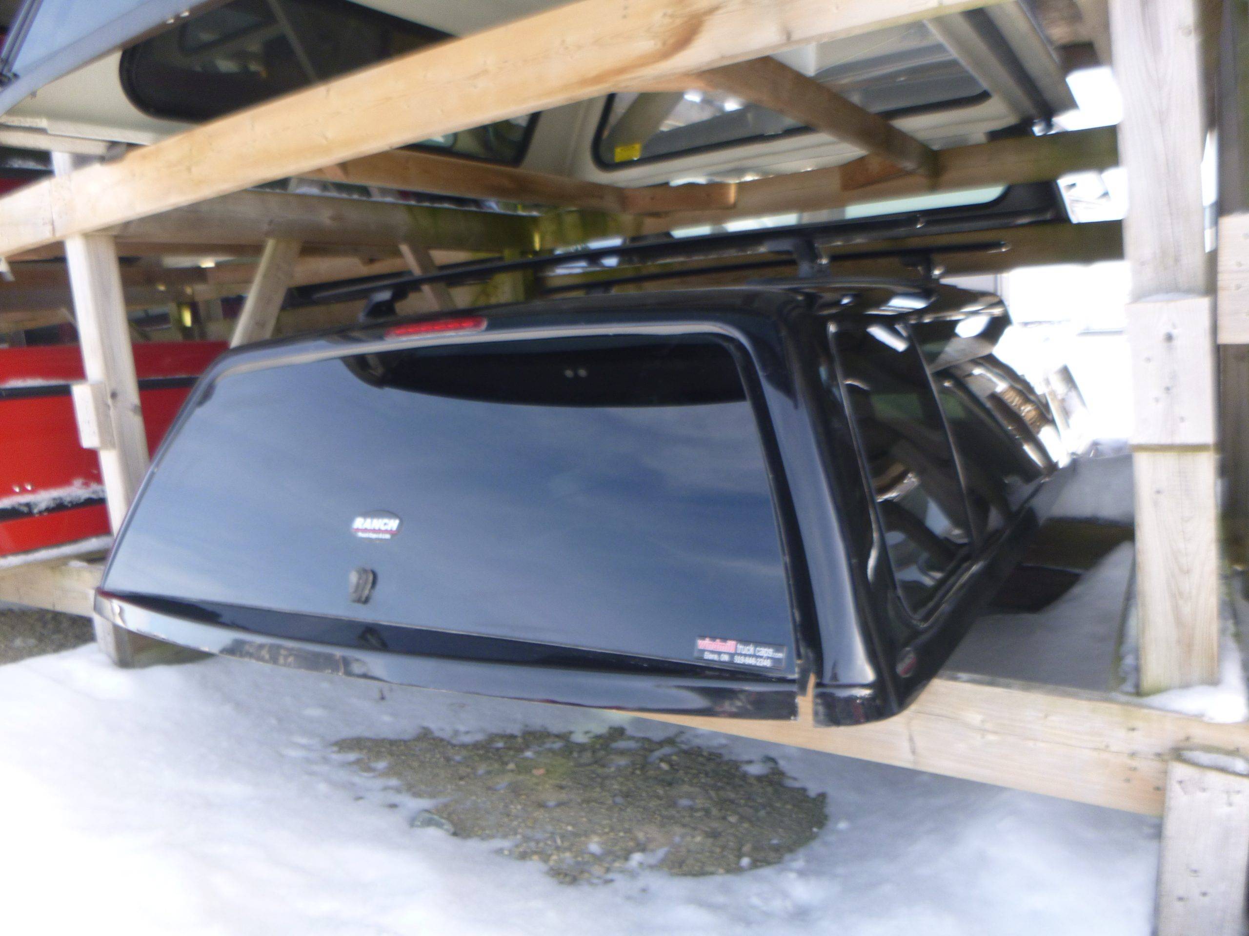 2019 - 2026 Dodge Ram 1500 New Body Style 6'4 PXJ Black Ranch Truck Cap 3 2019 - 2026 Dodge Ram 1500 New Body Style 6'4 PXJ Black Ranch Truck Cap - Image 3