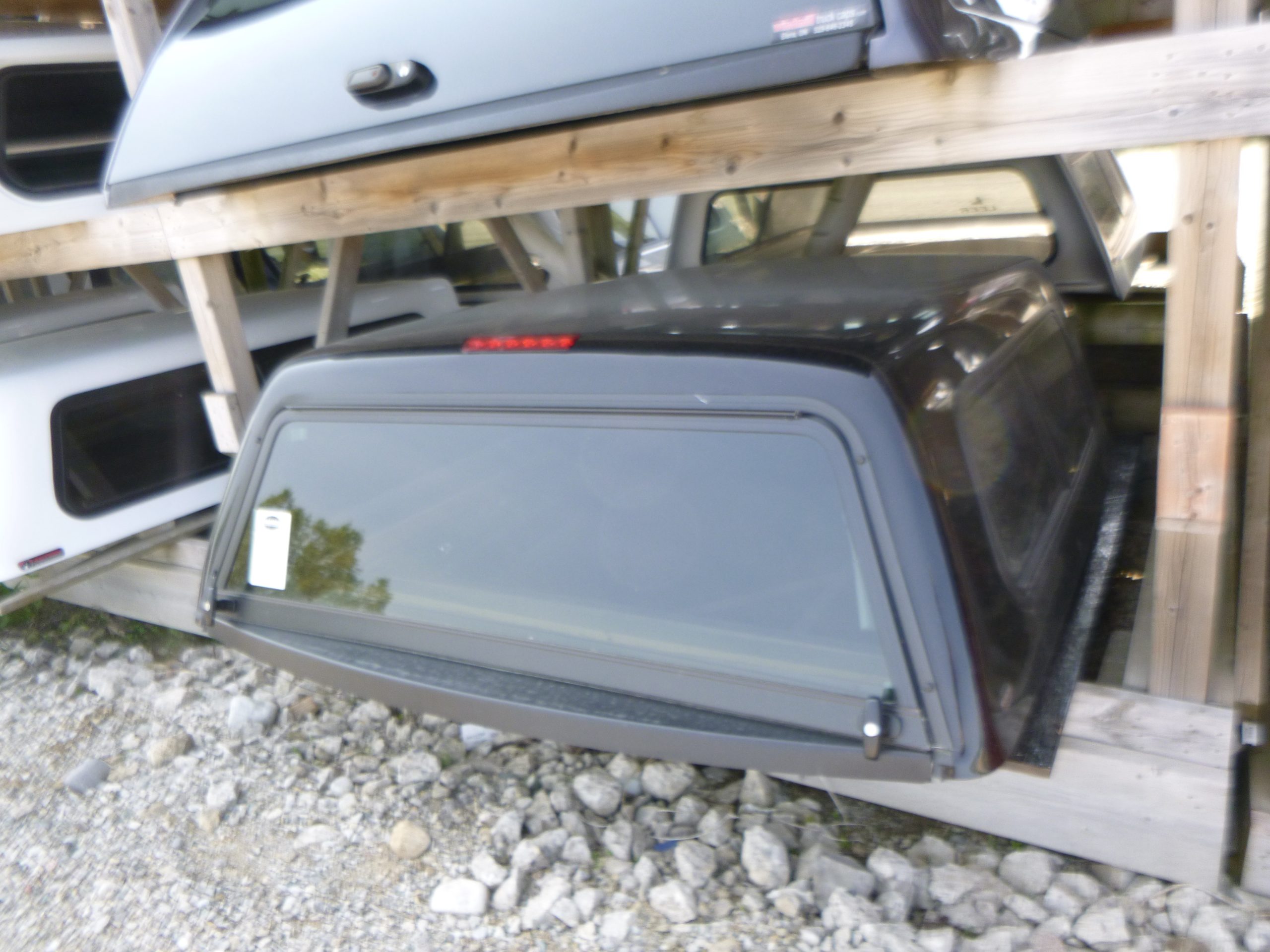 Dodge Ram NEW 6'4 PXJ Diamond Black Ranch Truck Cap 3 Dodge Ram NEW 6'4 PXJ Diamond Black Ranch Truck Cap - Image 3