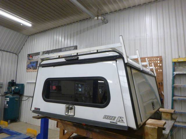 2019 - 2023 Ford Ranger 6' White ARE High rise Contractor Truck Cap 3 2019 - 2023 Ford Ranger 6' White ARE High rise Contractor Truck Cap - Image 3