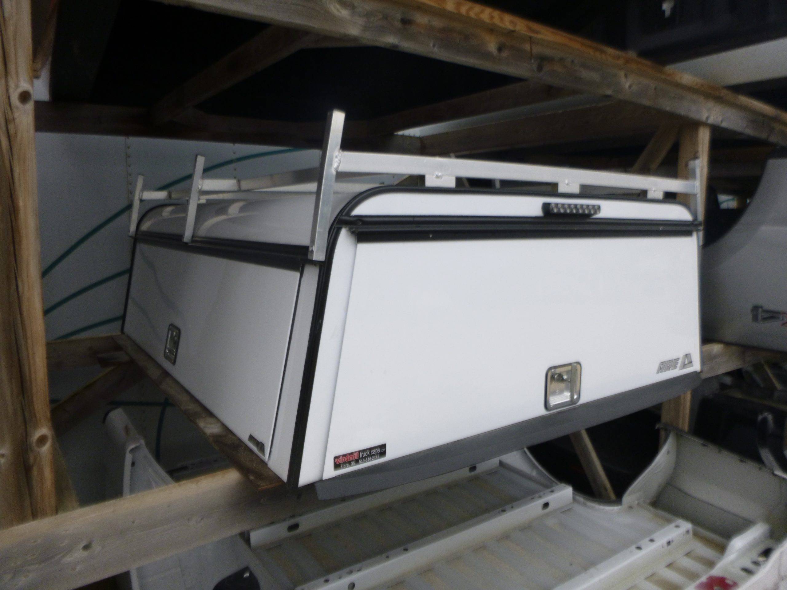 2022 - 2026 Nissan Frontier 6'2 White ARE Contractor Truck Cap 3 2022 - 2026 Nissan Frontier 6'2 White ARE Contractor Truck Cap - Image 3