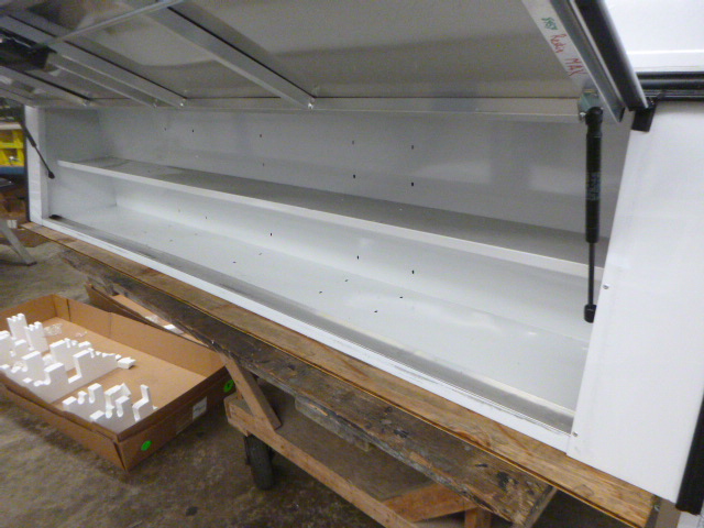 2019 - 2026 Chevrolet Silverado or GMC Sierra 1500 8' White ARE Contractor Truck Cap 5 2019 - 2026 Chevrolet Silverado or GMC Sierra 1500 8' White ARE Contractor Truck Cap - Image 5