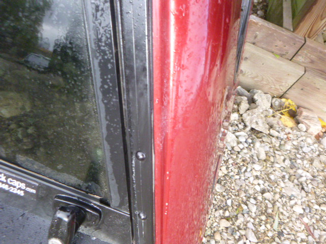 Dodge Ram 8' PRH Blaze Red Raider Truck Cap 6 Dodge Ram 8' PRH Blaze Red Raider Truck Cap - Image 6