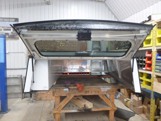 2009 - 2026 Dodge Ram 6'4 White ARE Contractor Truck Cap 4 2009 - 2026 Dodge Ram 6'4 White ARE Contractor Truck Cap - Image 4