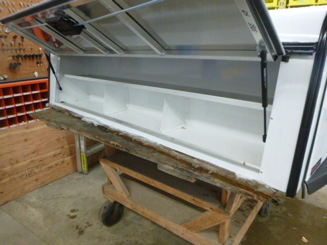 2009 - 2026 Dodge Ram 6'4 White ARE Contractor Truck Cap 5 2009 - 2026 Dodge Ram 6'4 White ARE Contractor Truck Cap - Image 5