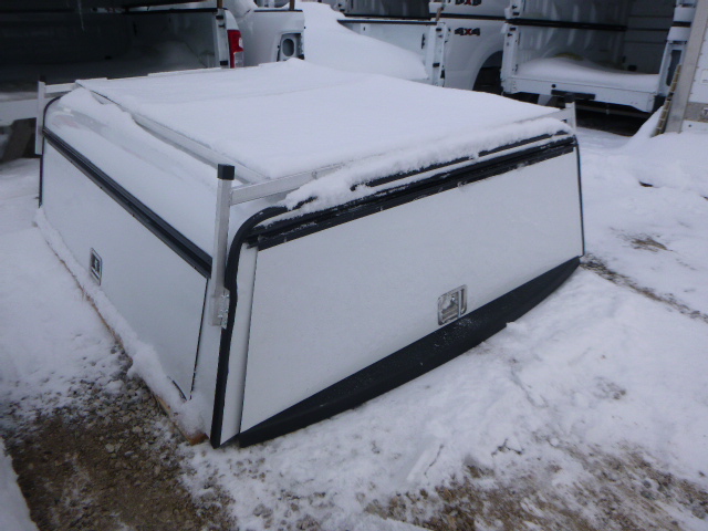 2009 - 2026 Dodge Ram 6'4 White Swiss Contractor Truck Cap 3 2009 - 2026 Dodge Ram 6'4 White Swiss Contractor Truck Cap - Image 3