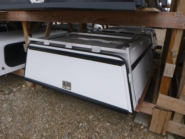 2014-2018 GMC Sierra OR Chevrolet Silverado 5-8' New White Swiss HDU Contractor Truck Cap - Image 2