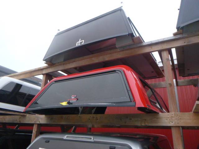 2017-2022 Ford Superduty 6'9 PQ Race Red ARE Truck Cap 2 2017-2022 Ford Superduty 6'9 PQ Race Red ARE Truck Cap - Image 2