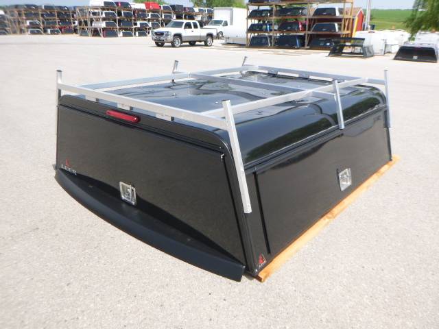 2019-2026 GMC Sierra or Chevrolet Silverado 1500 6.6' New Black Leer DCC Contractor truck cap - Image 3