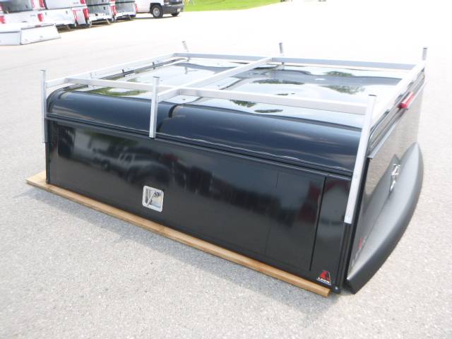 2019-2026 GMC Sierra or Chevrolet Silverado 1500 6.6' New Black Leer DCC Contractor truck cap - Image 5