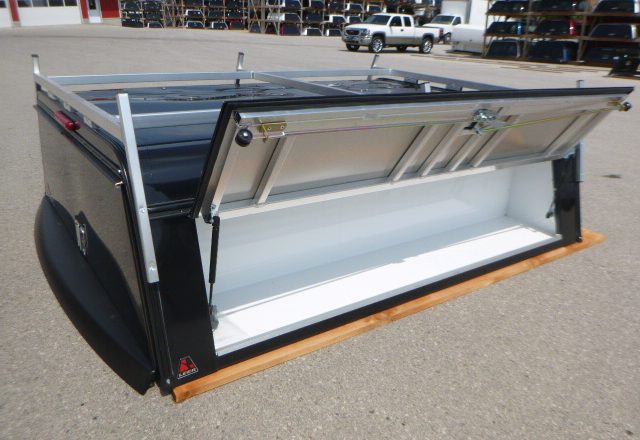 2021-2026 Ford F150 5.6' New Black Leer DCC Contractor truck cap - Image 5