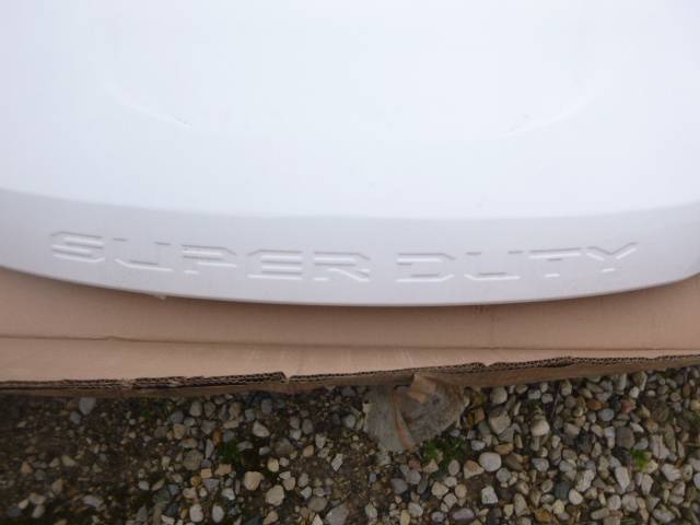 2017 - 2022 Ford Superduty F250/350/450 YZ White Factory Hood - Image 3