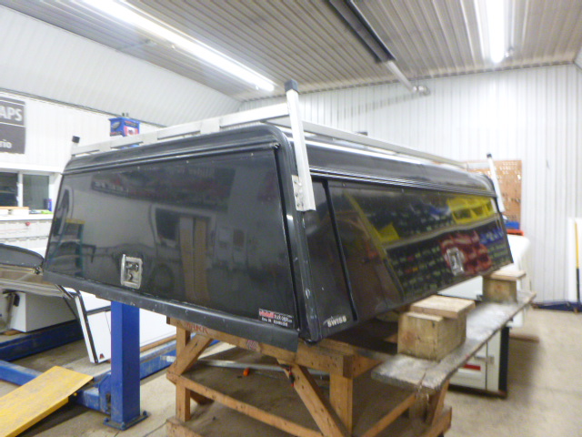 2014 - 2018 GMC Sierra or Chevrolet Silverado 6'5 Black Swiss Contractor Truck Cap - Image 2