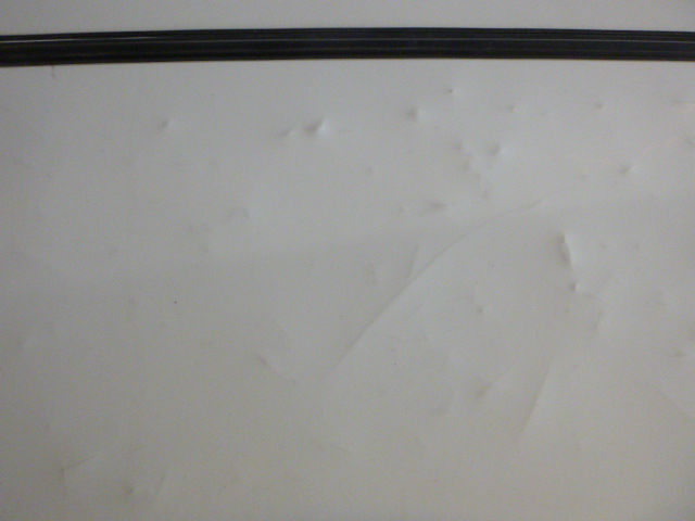 Ford F150 6'6 White Aluminum Leer Contractor Truck Cap 4 Ford F150 6'6 White Aluminum Leer Contractor Truck Cap - Image 4