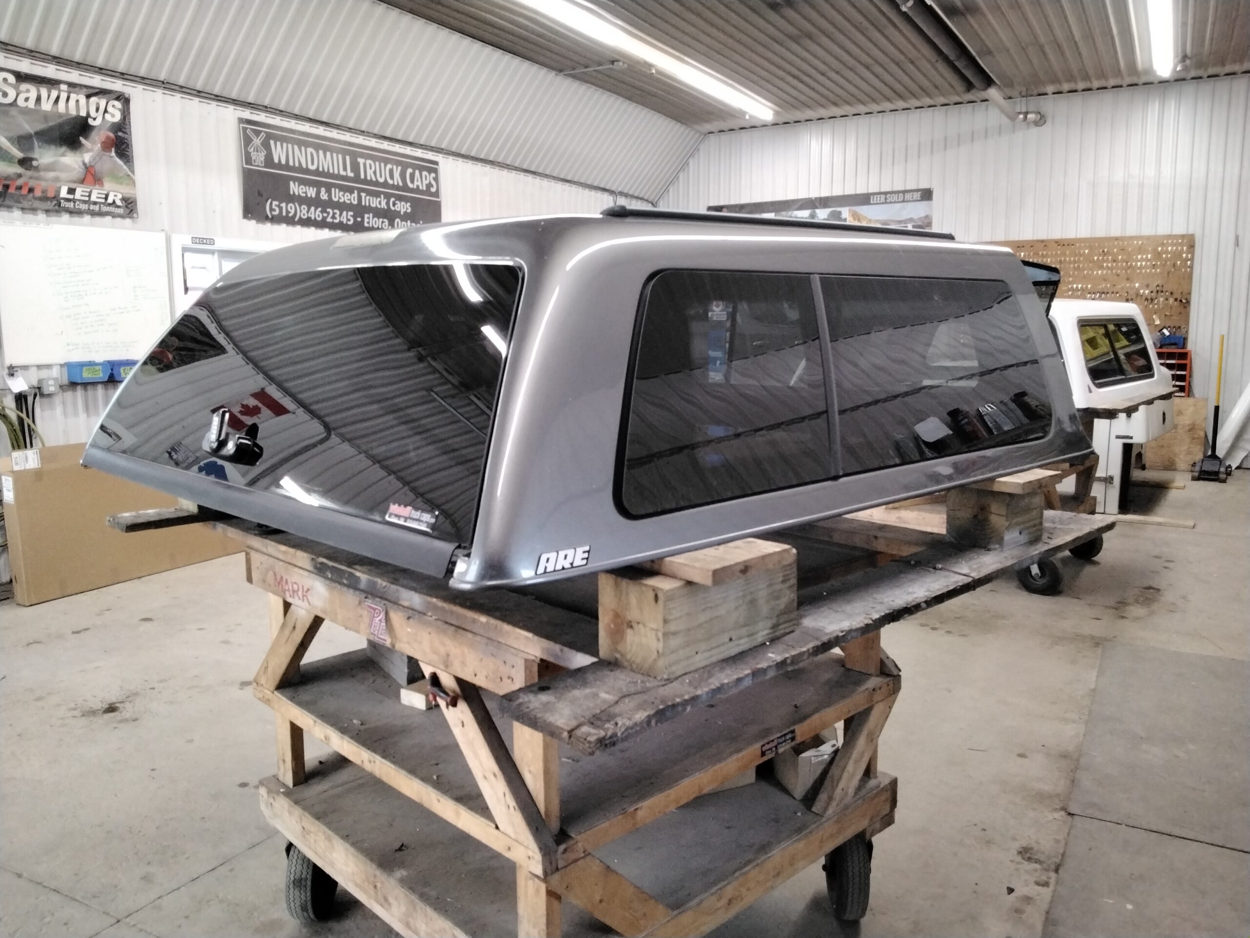 Ford F150 5'6 UJ Sterling Grey ARE Truck Cap 2 Ford F150 5'6 UJ Sterling Grey ARE Truck Cap - Image 2