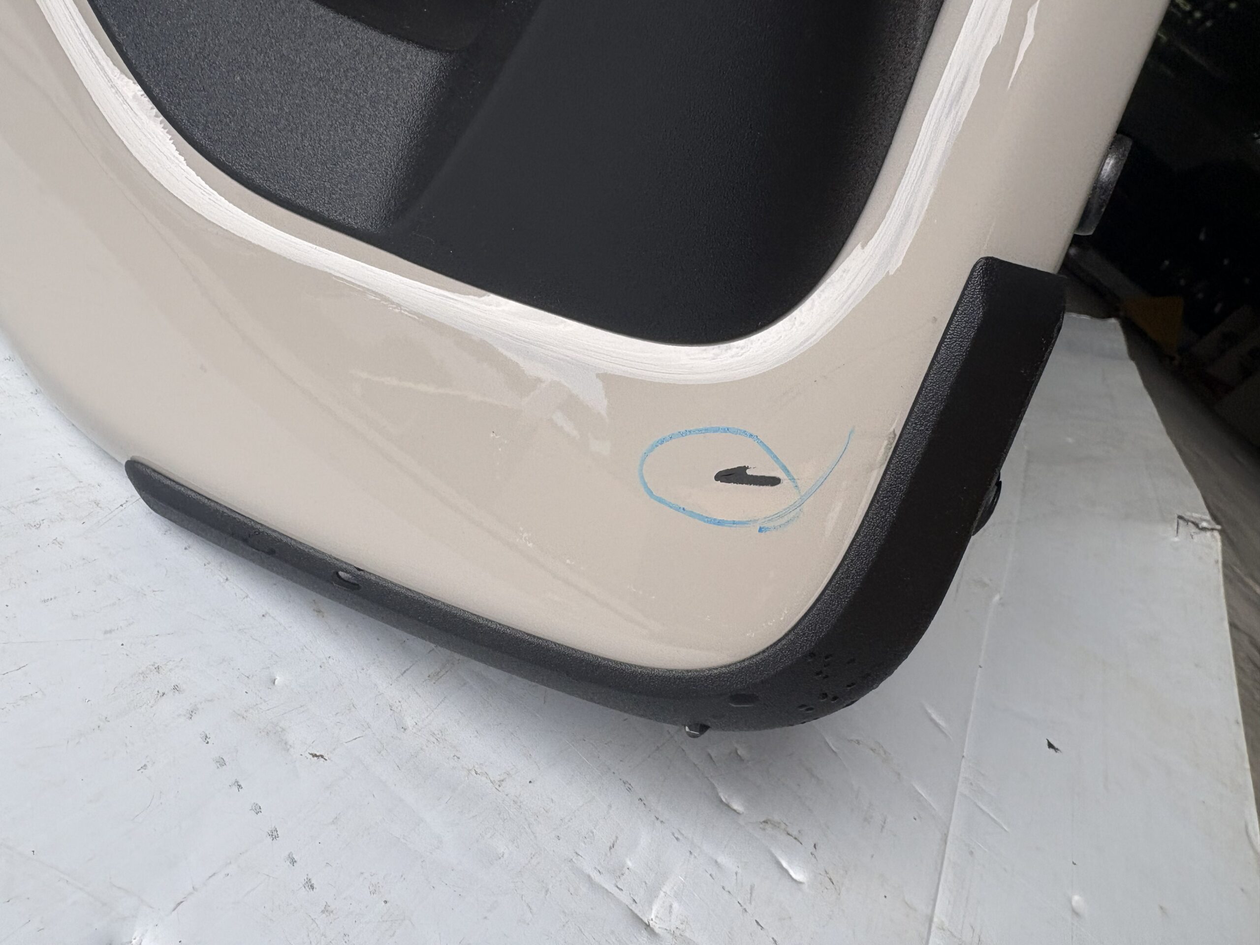 2019 - 2026 Chevrolet Silverado or GMC Sierra 1500 Tan Rear Bumper No Sensors, No Tips 2 2019 - 2026 Chevrolet Silverado or GMC Sierra 1500 Tan Rear Bumper No Sensors, No Tips - Image 2