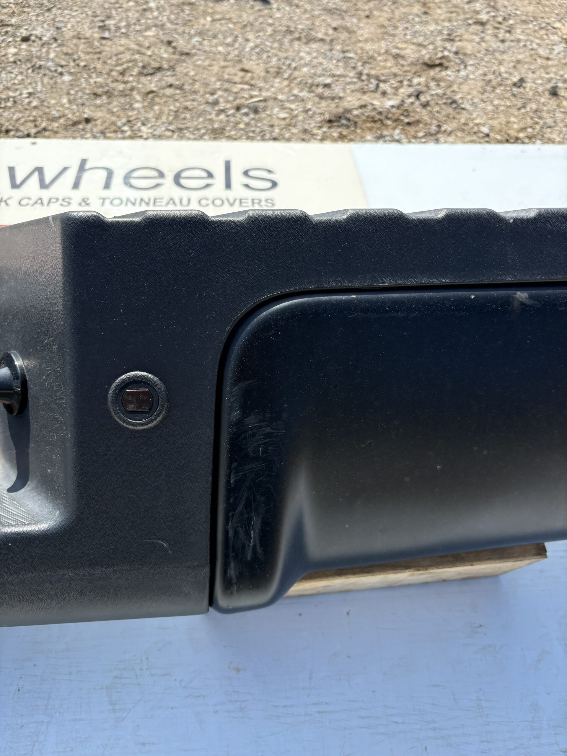 2008 - 2016 Ford Superduty Black Rear Bumper with Sensors 2 2008 - 2016 Ford Superduty Black Rear Bumper with Sensors - Image 2