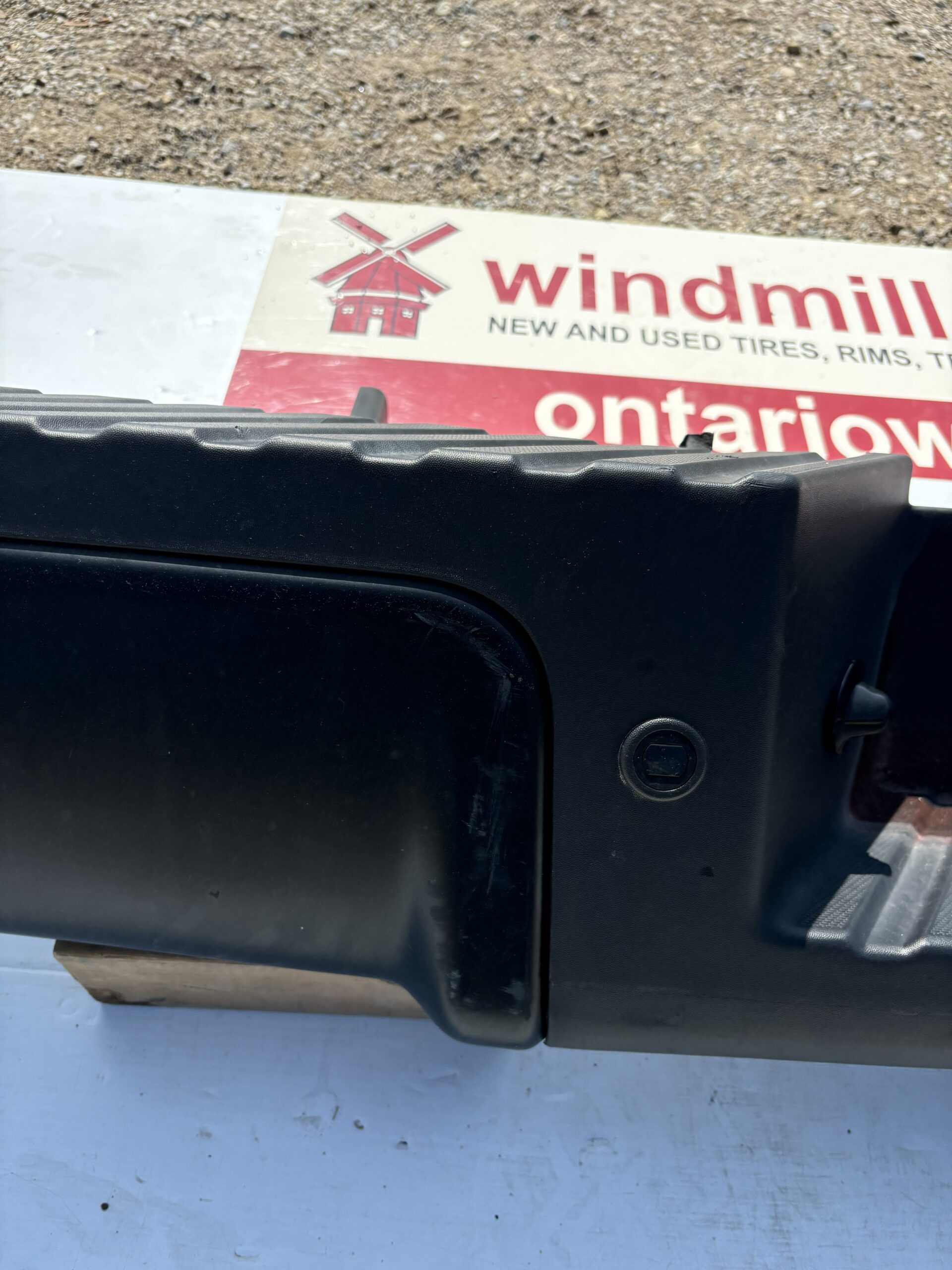 2008 - 2016 Ford Superduty Black Rear Bumper with Sensors 3 2008 - 2016 Ford Superduty Black Rear Bumper with Sensors - Image 3