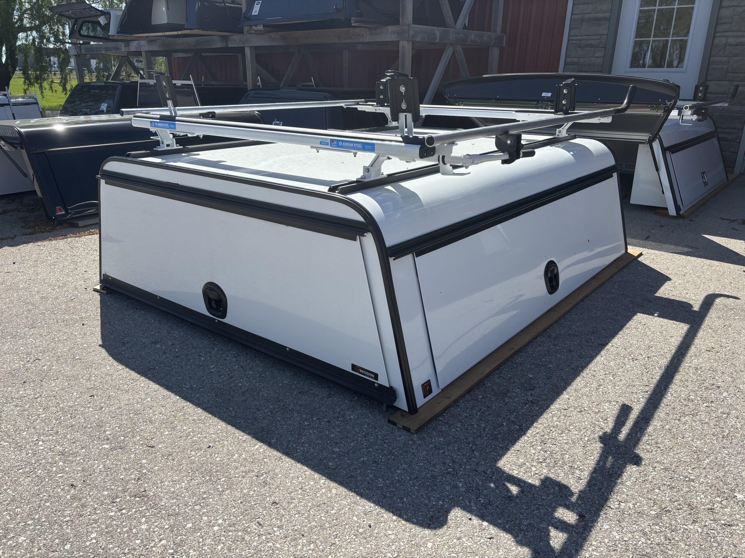 2019 – 2026 GMC Sierra or Chevrolet Silverado 6’6 White Precision Raptor Contractor Truck Cap 2 2019 – 2026 GMC Sierra or Chevrolet Silverado 6’6 White Precision Raptor Contractor Truck Cap - Image 2