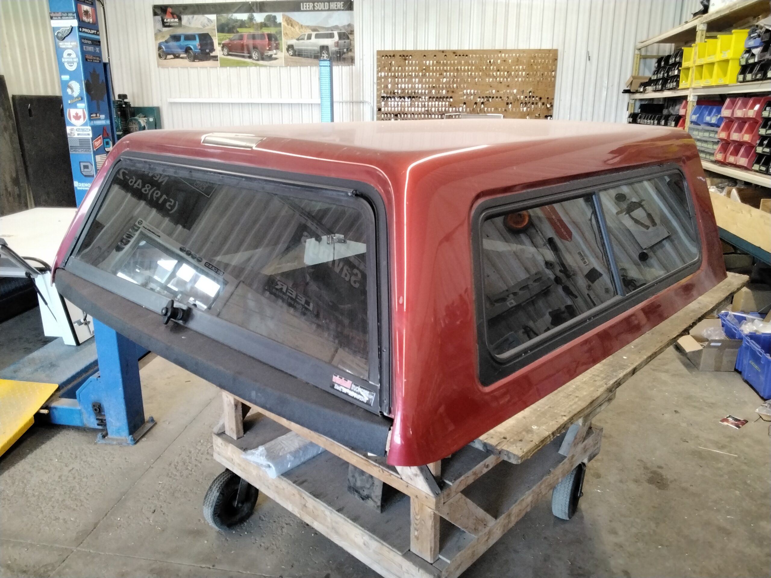2021 - 2026 Ford F150 5'6 D4 Lucid Red Contour IV Truck Cap 2 2021 - 2026 Ford F150 5'6 D4 Lucid Red Contour IV Truck Cap - Image 2