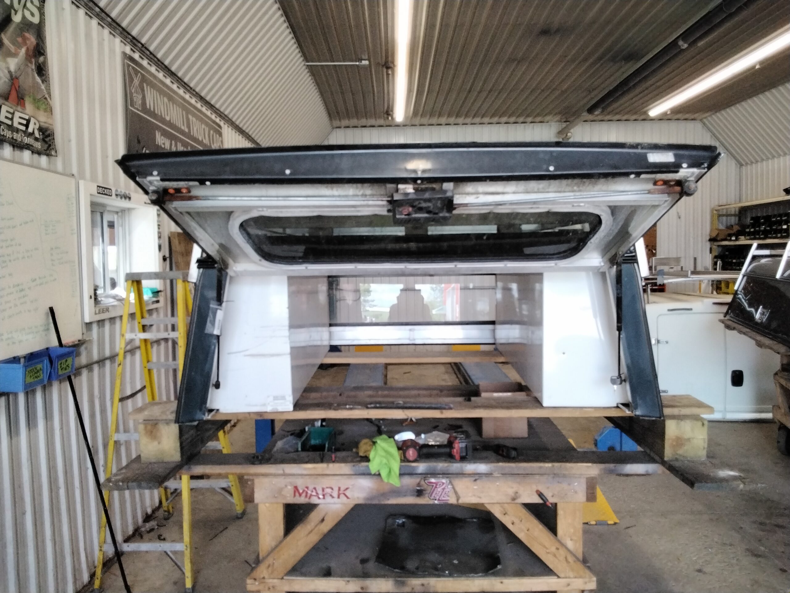 2015 - 2022 GMC Canyon or Chevrolet Colorado 5'2 GPA Graphite Metallic ARE Contractor Truck Cap 3 2015 - 2022 GMC Canyon or Chevrolet Colorado 5'2 GPA Graphite Metallic ARE Contractor Truck Cap - Image 3