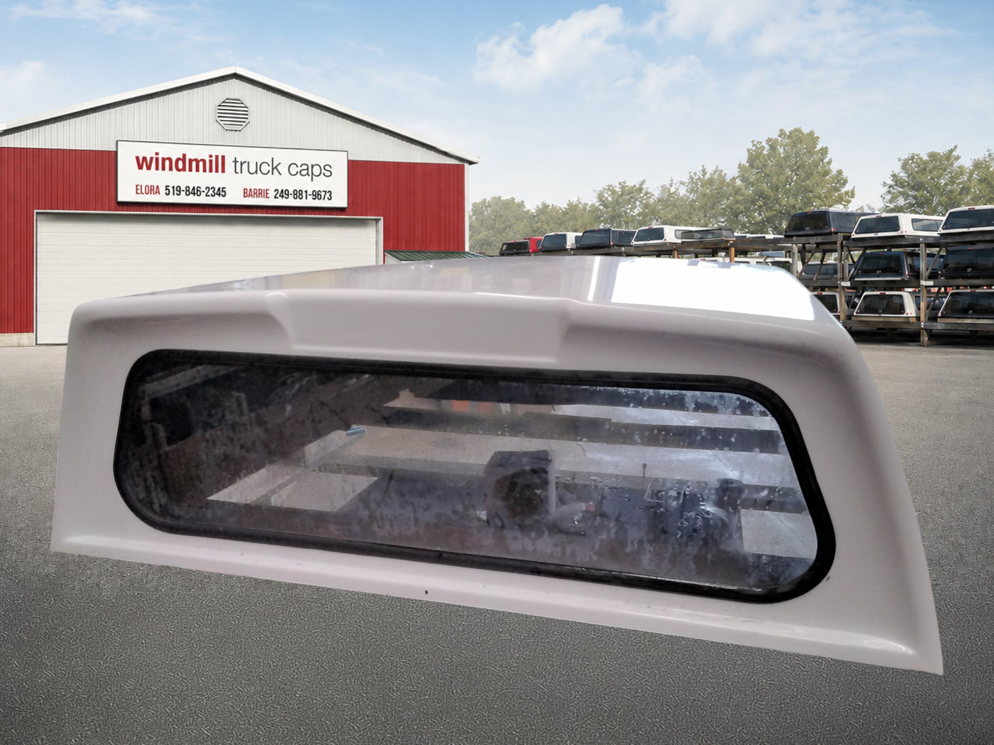 2004 - 2012 Chevrolet Colorado or GMC Canyon 5'2 50 Olympic White Leer100RCC Truck Cap 6 2004 - 2012 Chevrolet Colorado or GMC Canyon 5'2 50 Olympic White Leer100RCC Truck Cap - Image 6
