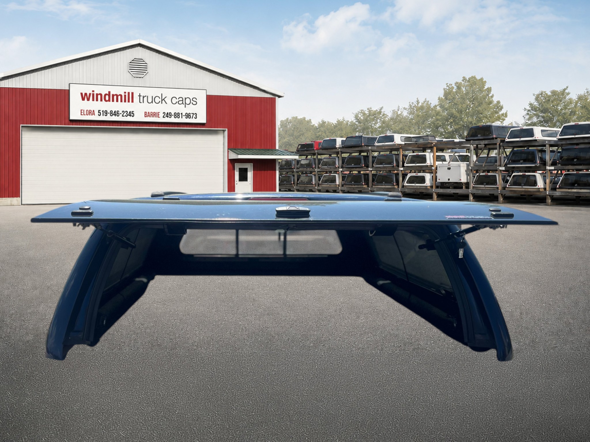 2005 - 2012 Nissan Frontier 6'2 RAB Deep Blue Leer100XQ Truck Cap 3 2005 - 2012 Nissan Frontier 6'2 RAB Deep Blue Leer100XQ Truck Cap - Image 3