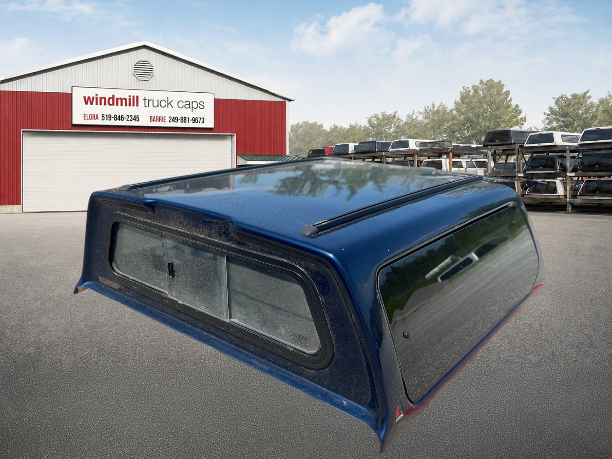 2005 - 2012 Nissan Frontier 6'2 RAB Deep Blue Leer100XQ Truck Cap 4 2005 - 2012 Nissan Frontier 6'2 RAB Deep Blue Leer100XQ Truck Cap - Image 4