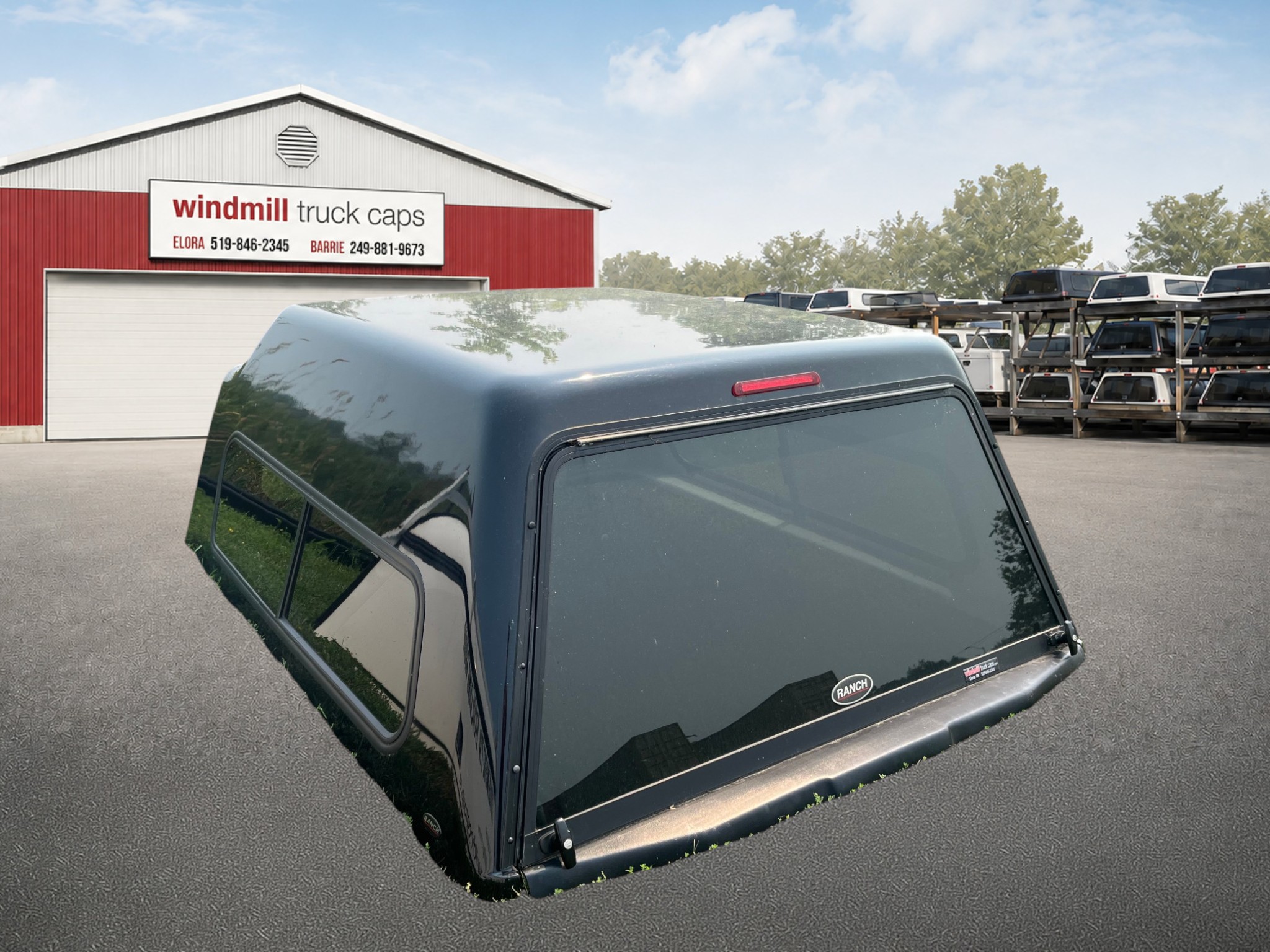 2015 - 2020 Ford F150 6'6 G1 Black Ranch XD Series Highrise Truck Cap 2 2015 - 2020 Ford F150 6'6 G1 Black Ranch XD Series Highrise Truck Cap - Image 2
