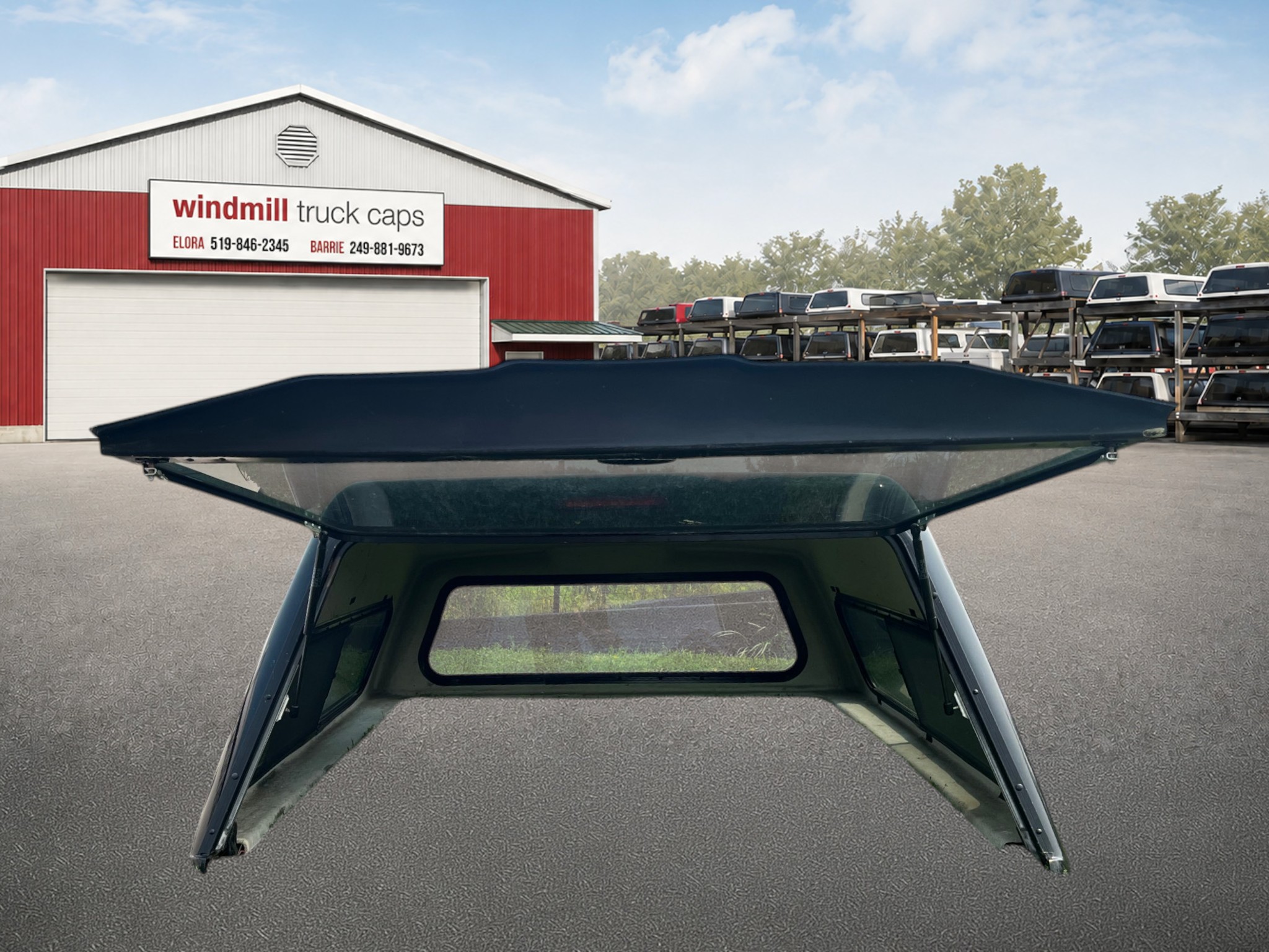 2015 - 2020 Ford F150 6'6 G1 Black Ranch XD Series Highrise Truck Cap 3 2015 - 2020 Ford F150 6'6 G1 Black Ranch XD Series Highrise Truck Cap - Image 3