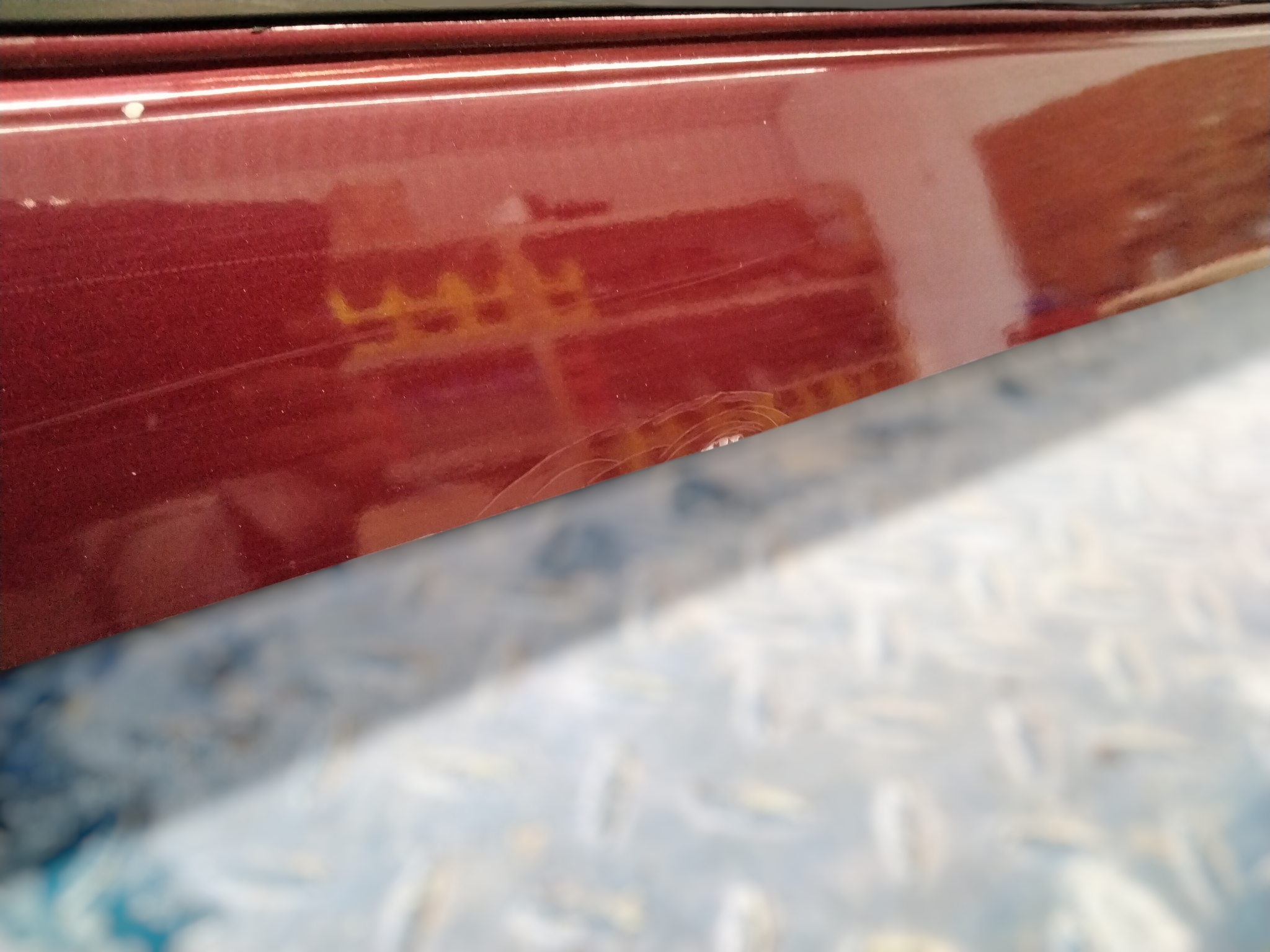Dodge Ram 6'4 Burgandy Leer100R Truck Cap 9 Dodge Ram 6'4 Burgandy Leer100R Truck Cap - Image 9