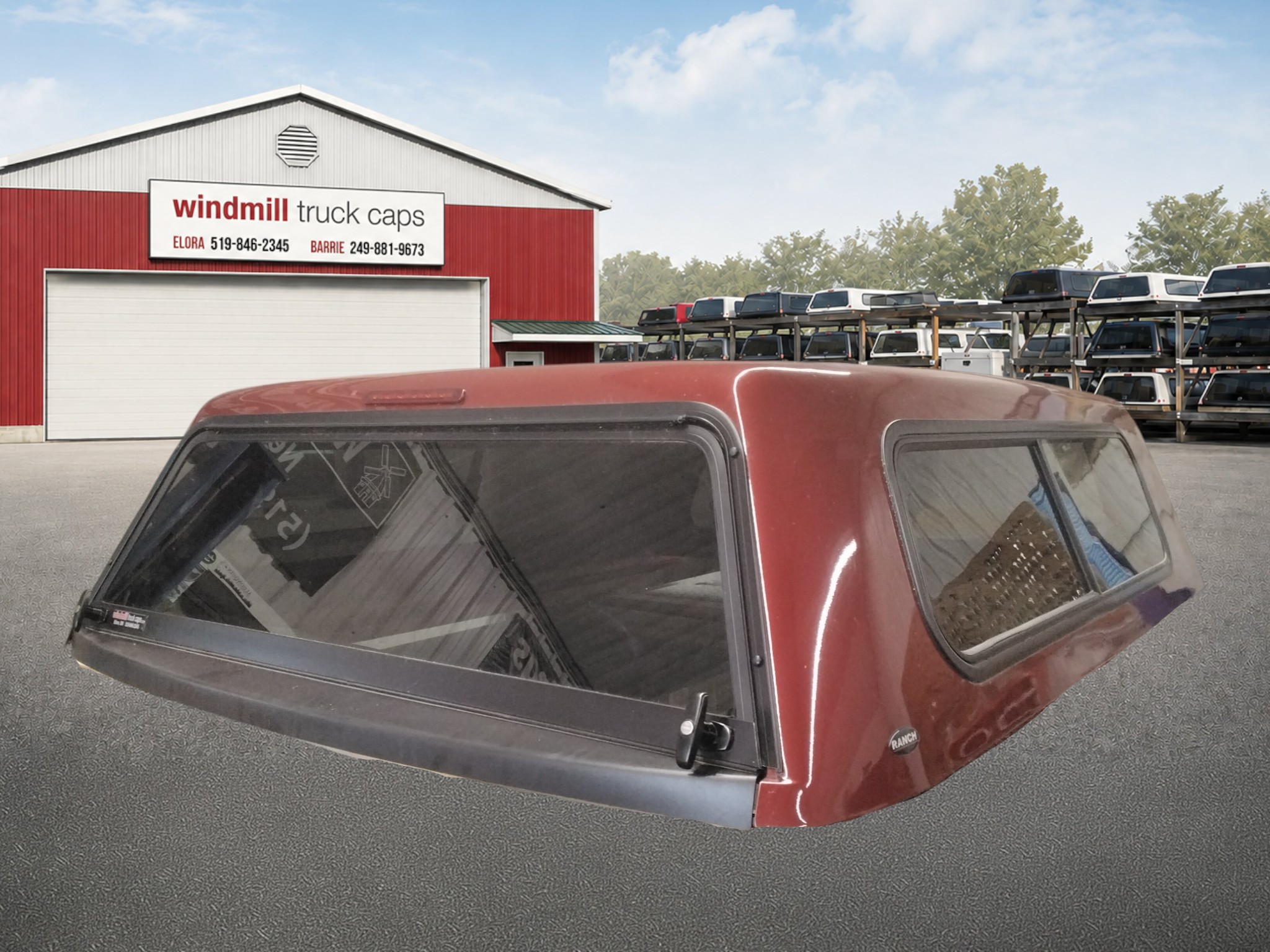 Chevrolet Silverado 1500 6'6 Cajun Red Ranch Truck Cap 2 Chevrolet Silverado 1500 6'6 Cajun Red Ranch Truck Cap - Image 2