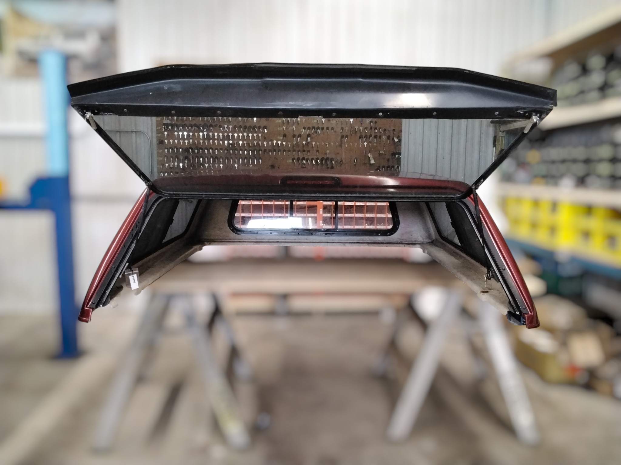 2015 - 2020 Ford F150 5'6 Red Jason Truck Cap 3 2015 - 2020 Ford F150 5'6 Red Jason Truck Cap - Image 3