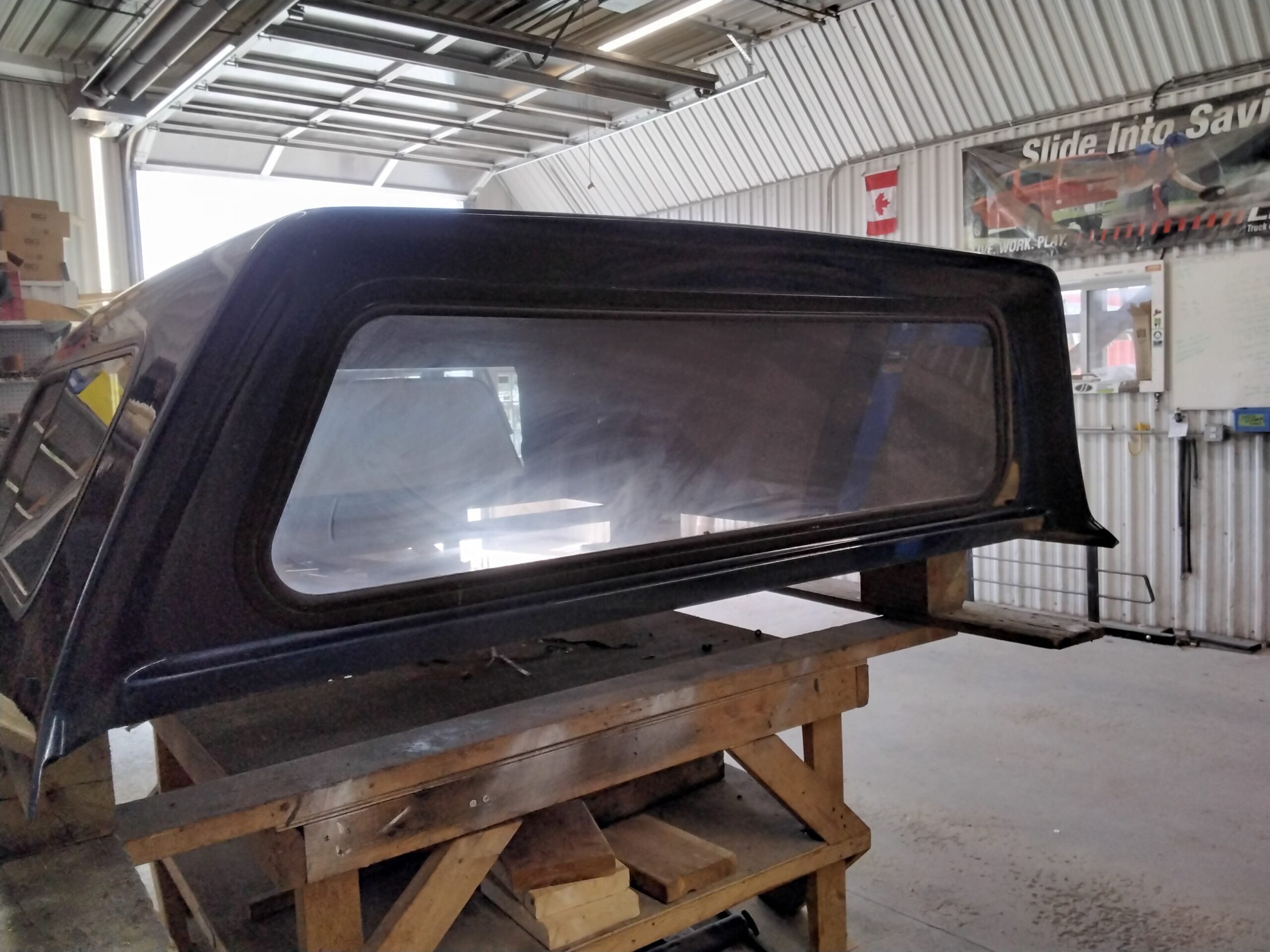 2009 - 2014 Ford F150 5'6 N1 Blue Ranch Truck Cap 4 2009 - 2014 Ford F150 5'6 N1 Blue Ranch Truck Cap - Image 4