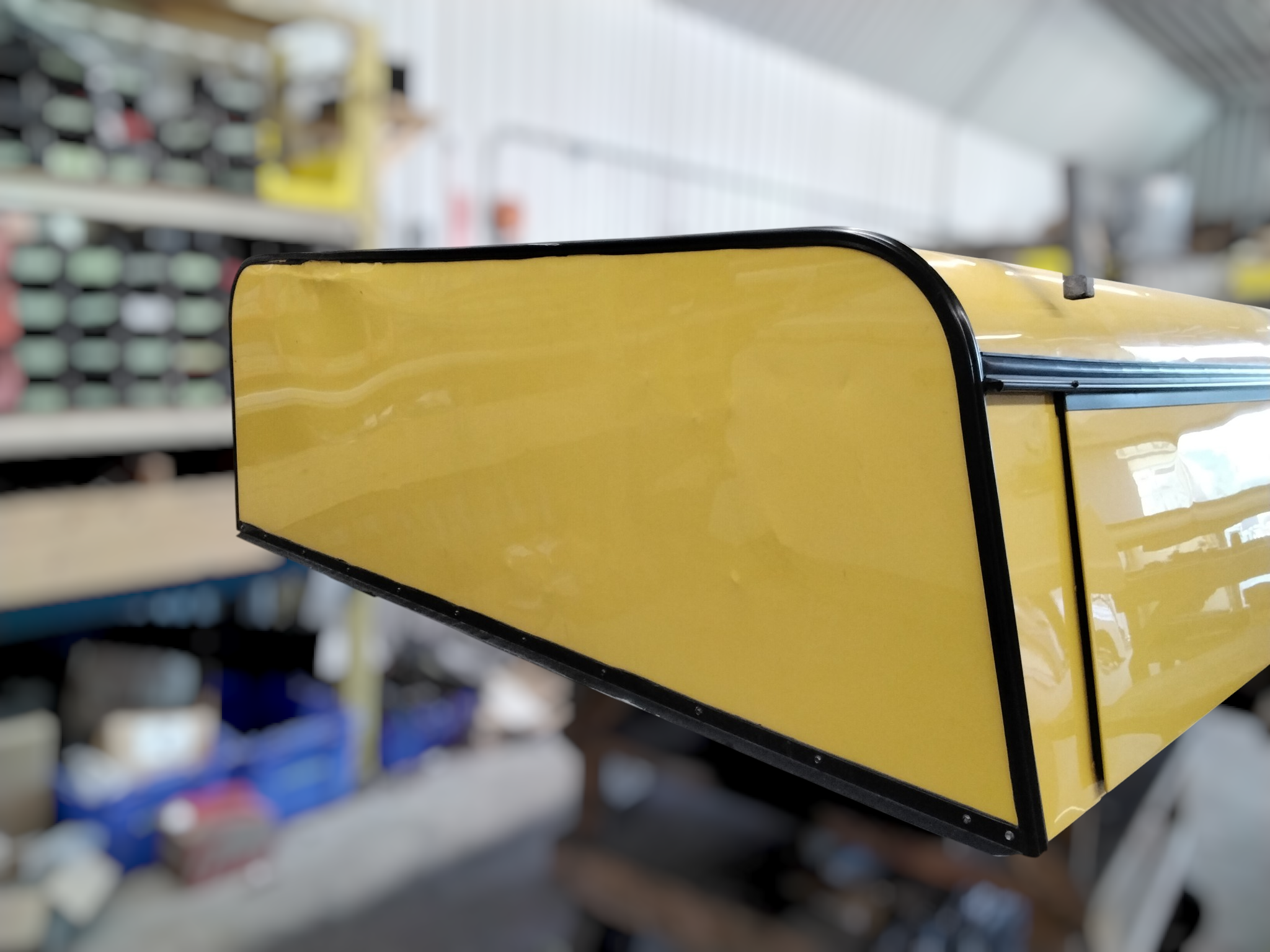Dodge Ram 8' Yellow ARE Contractor Truck Cap 5 Dodge Ram 8' Yellow ARE Contractor Truck Cap - Image 5