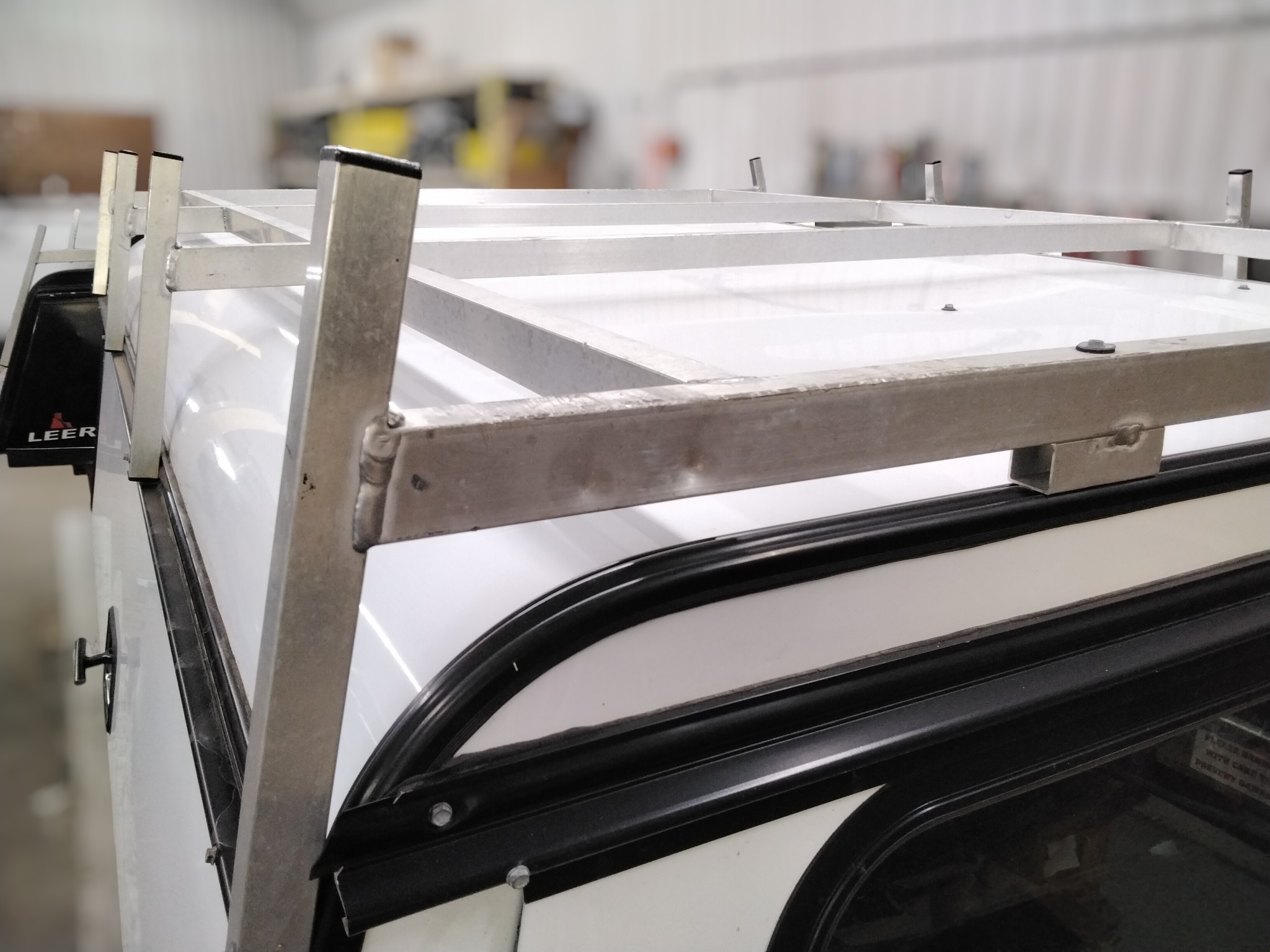 2015 - 2020 Ford F150 6'6 White ARE Contractor Truck Cap 5 2015 - 2020 Ford F150 6'6 White ARE Contractor Truck Cap - Image 5