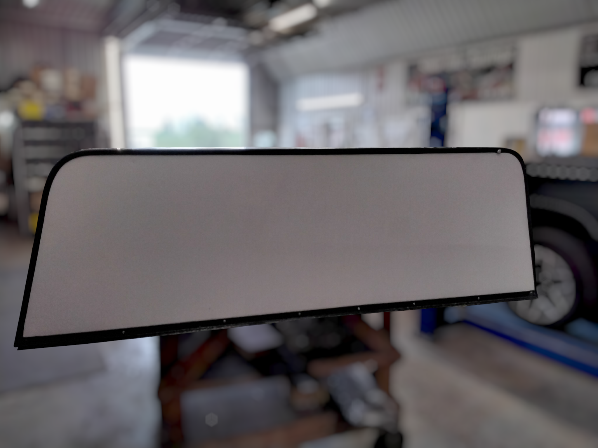 2015 - 2020 Ford F150 8' White Swiss Contractor Truck Cap 6 2015 - 2020 Ford F150 8' White Swiss Contractor Truck Cap - Image 6