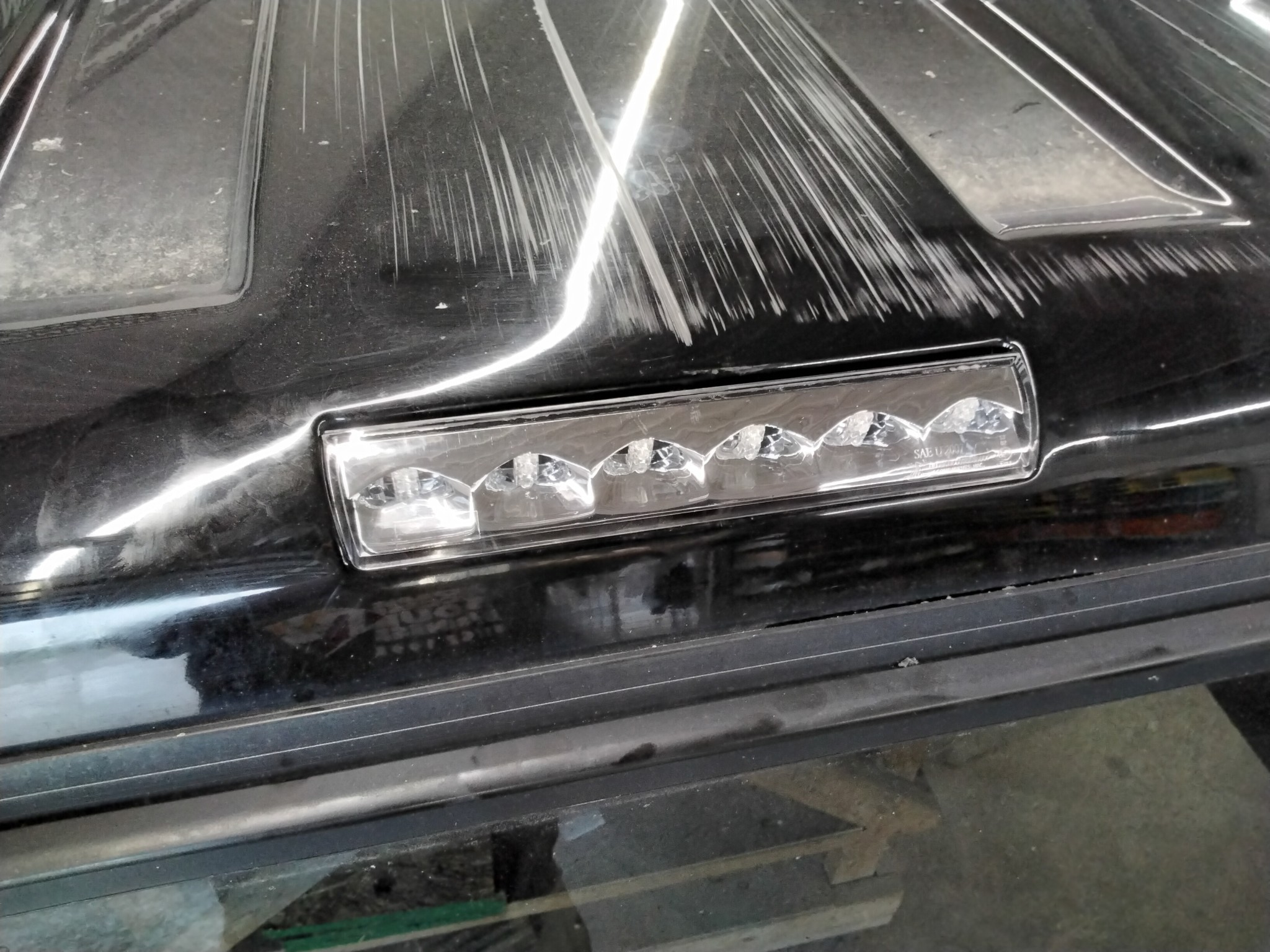 Dodge Ram 8' Regular Cab PPF Black ARE Truck Cap 5 Dodge Ram 8' Regular Cab PPF Black ARE Truck Cap - Image 5