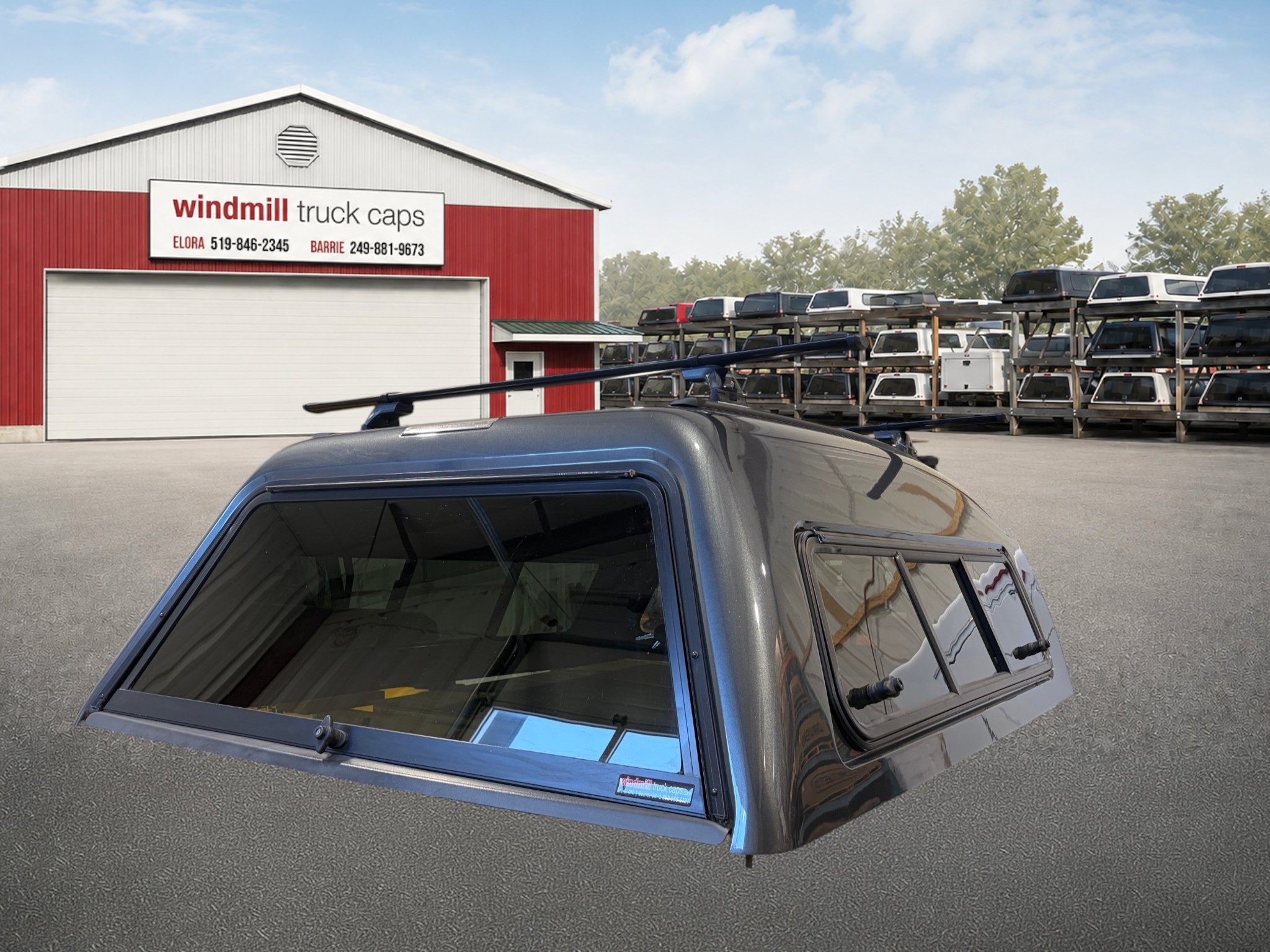 2014 - 2021 Toyota Tundra 6'6 1G3 Magnetic Grey ARE Truck Cap 2 2014 - 2021 Toyota Tundra 6'6 1G3 Magnetic Grey ARE Truck Cap - Image 2