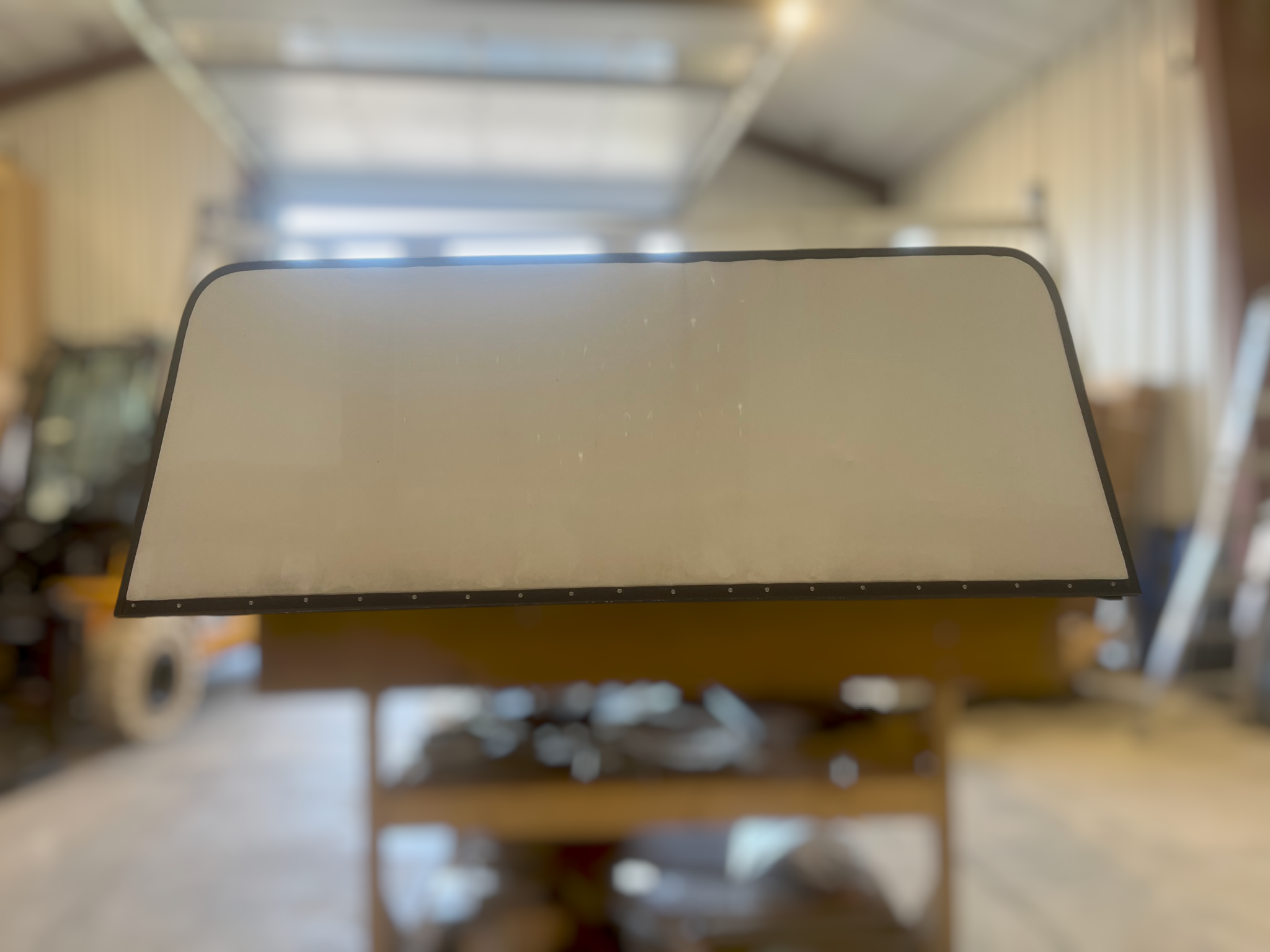 2017 - 2022 Ford Superduty 6'9 White Swiss Contractor Truck Cap 5 2017 - 2022 Ford Superduty 6'9 White Swiss Contractor Truck Cap - Image 5