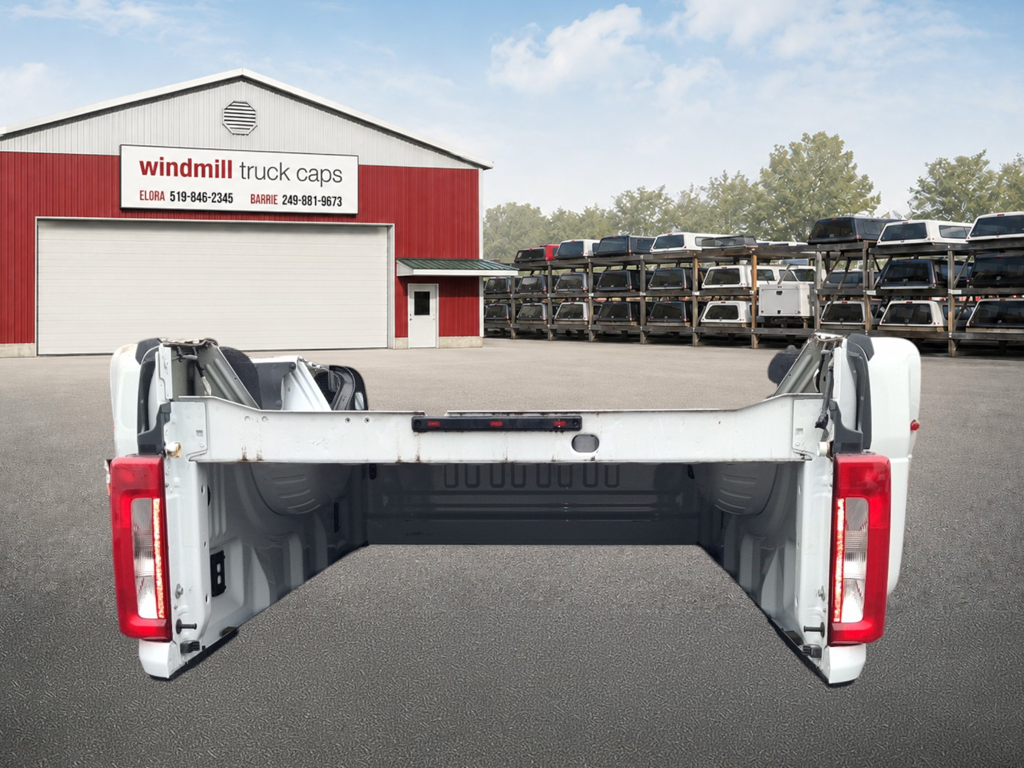 2023 - 2026 F350 8' White Dually Truck Box 3 2023 - 2026 F350 8' White Dually Truck Box - Image 3