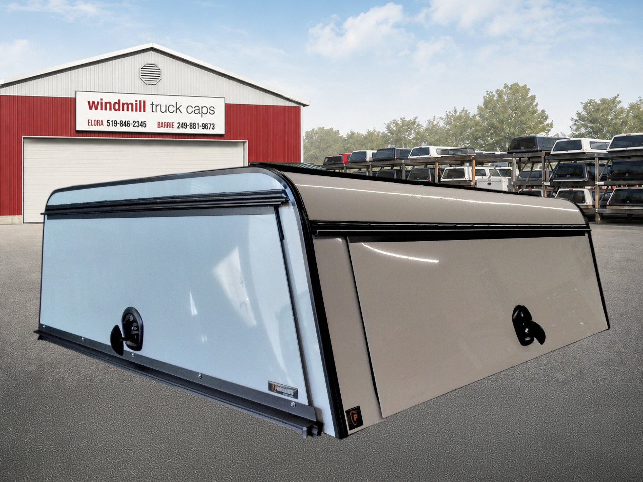 Precision 5'7 Contractor Truck Cap 2 Precision 5'7 Contractor Truck Cap - Image 2