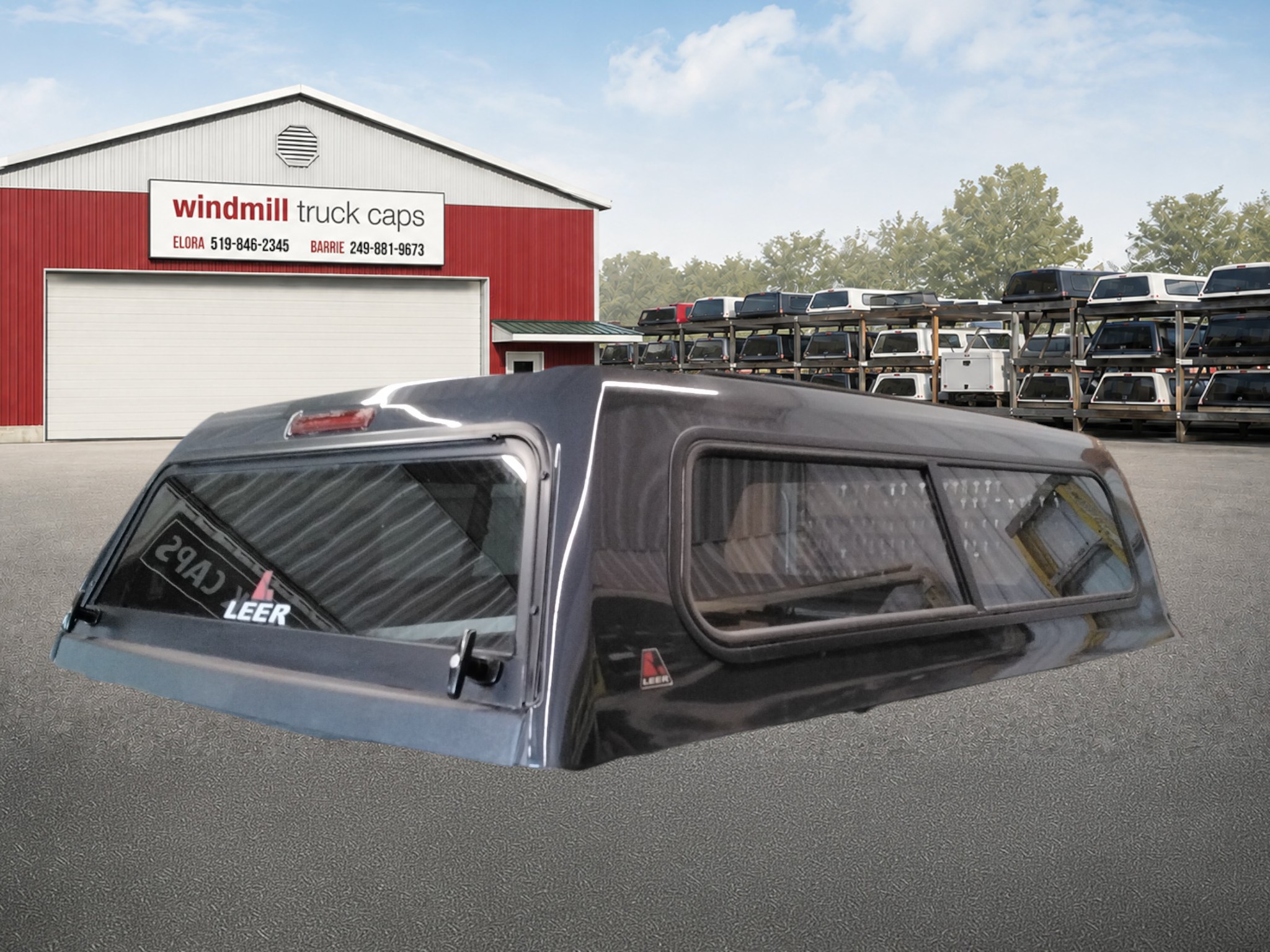 2024 - 2026 Toyota Tacoma 6'2 Underground Grey Leer100S Truck Cap 2 2024 - 2026 Toyota Tacoma 6'2 Underground Grey Leer100S Truck Cap - Image 2