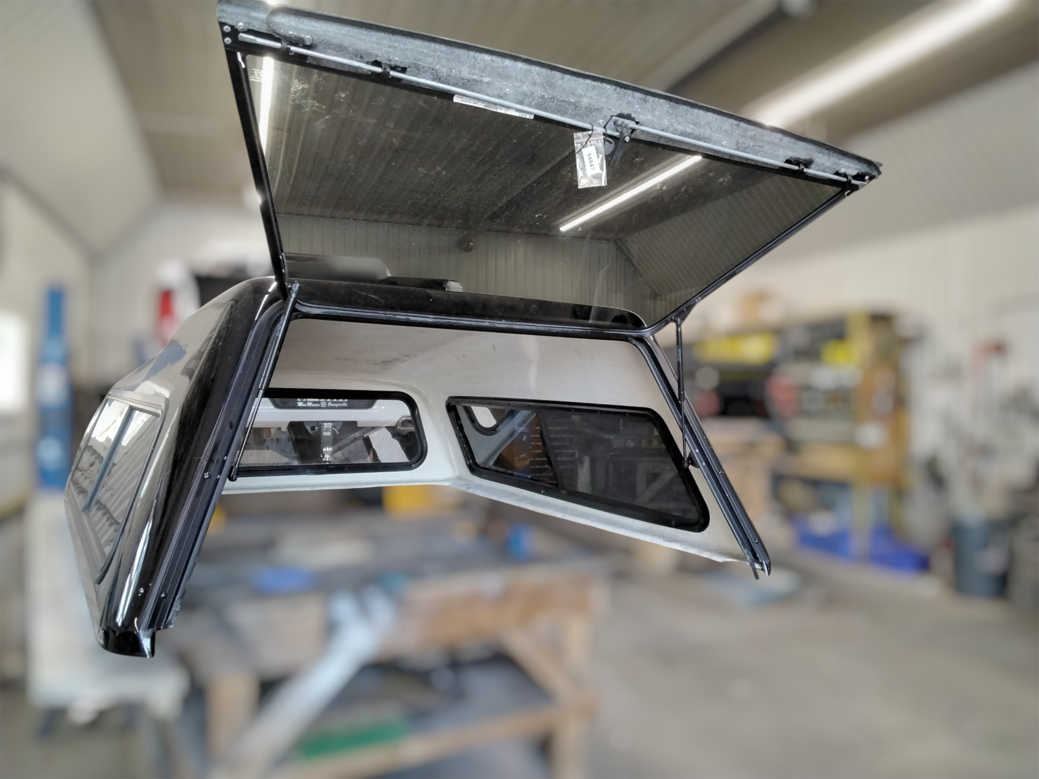 2016 - 2023 Toyota Tacoma 6'2 218 Black ARE Truck Cap 3 2016 - 2023 Toyota Tacoma 6'2 218 Black ARE Truck Cap - Image 3
